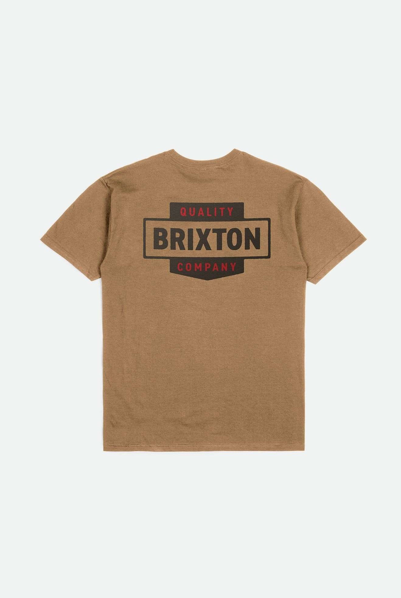 Back Laydown Image for Osborn S/S Standard T-Shirt - Tobacco Brown Worn Wash