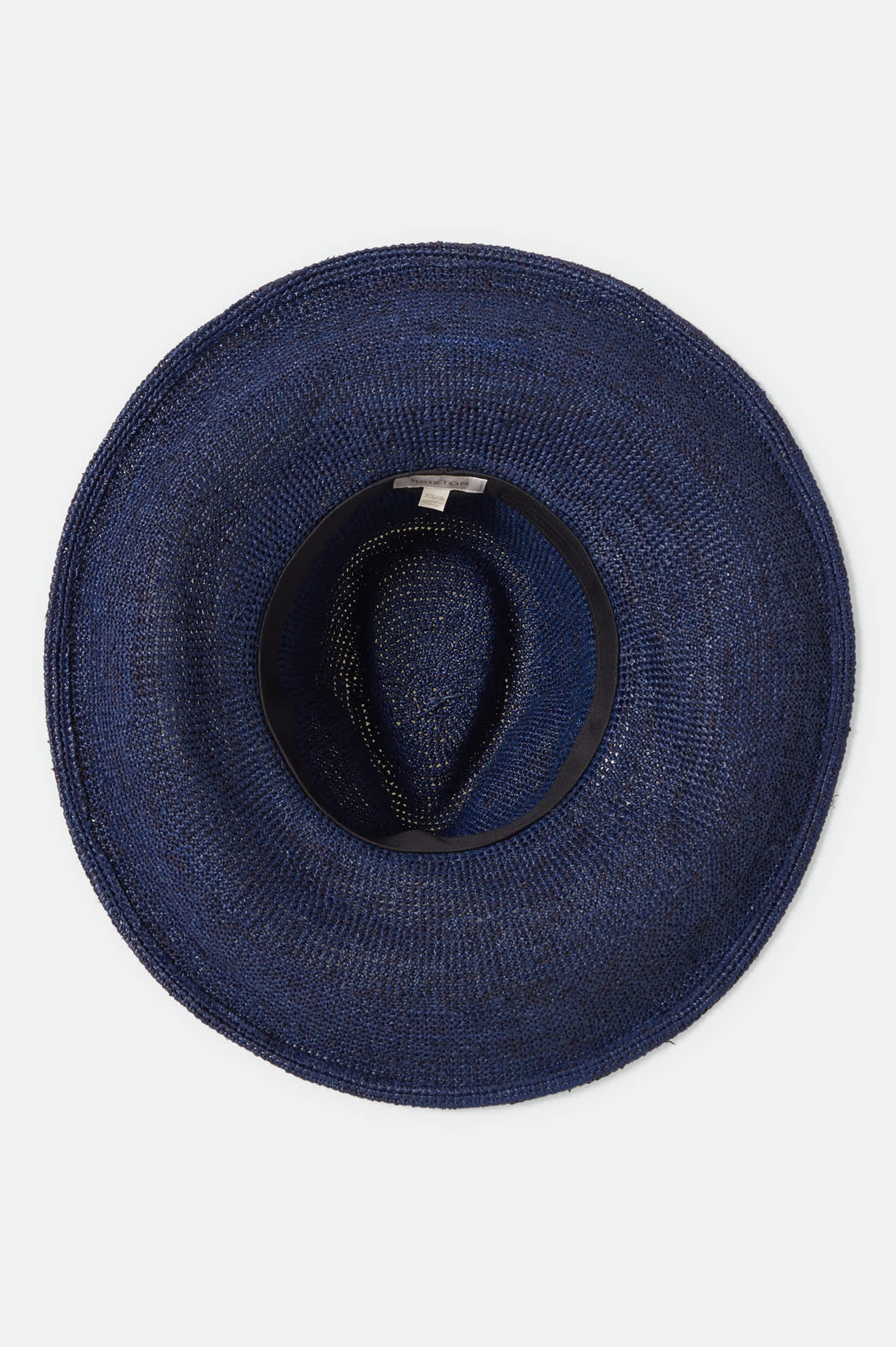 Women's Helena Straw Sun Hat in the color Midnight Blue - Additional Laydown image