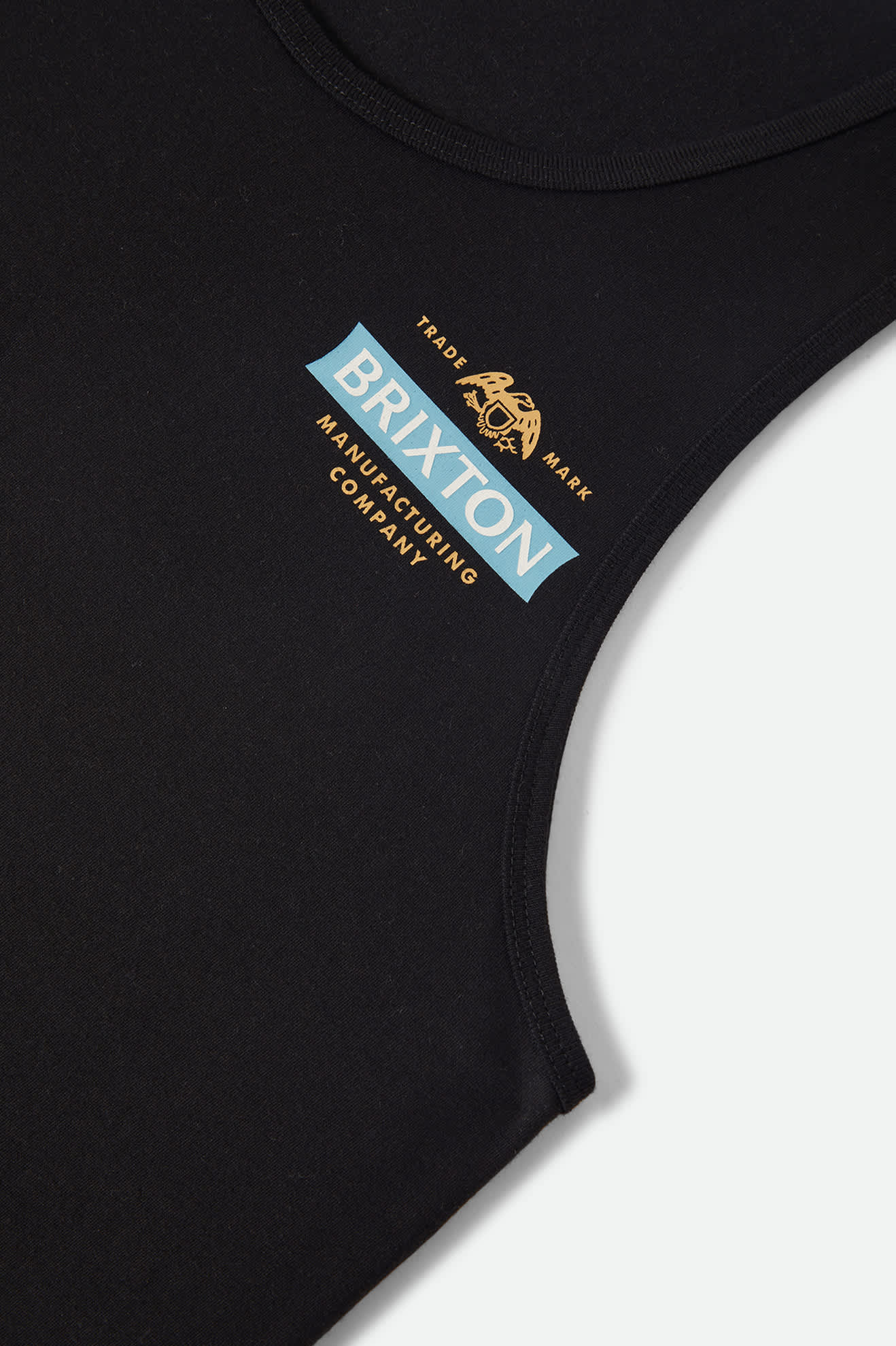 Men's Pinnacle Tank Top in the color Black - Additional Laydown image