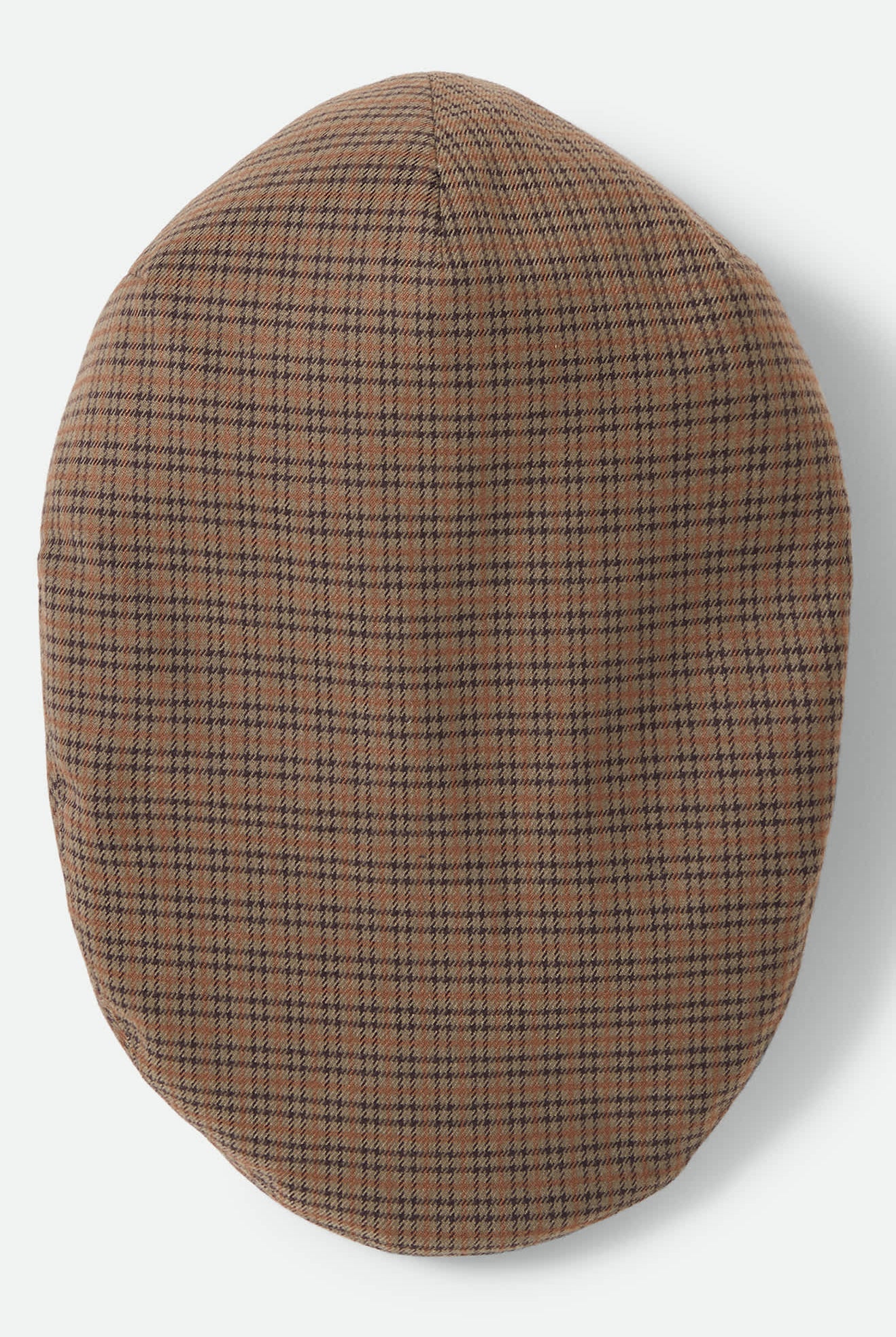 Unisex Hooligan Lightweight Flat Cap in the color Grey/Brown/Gold - Additional Laydown image