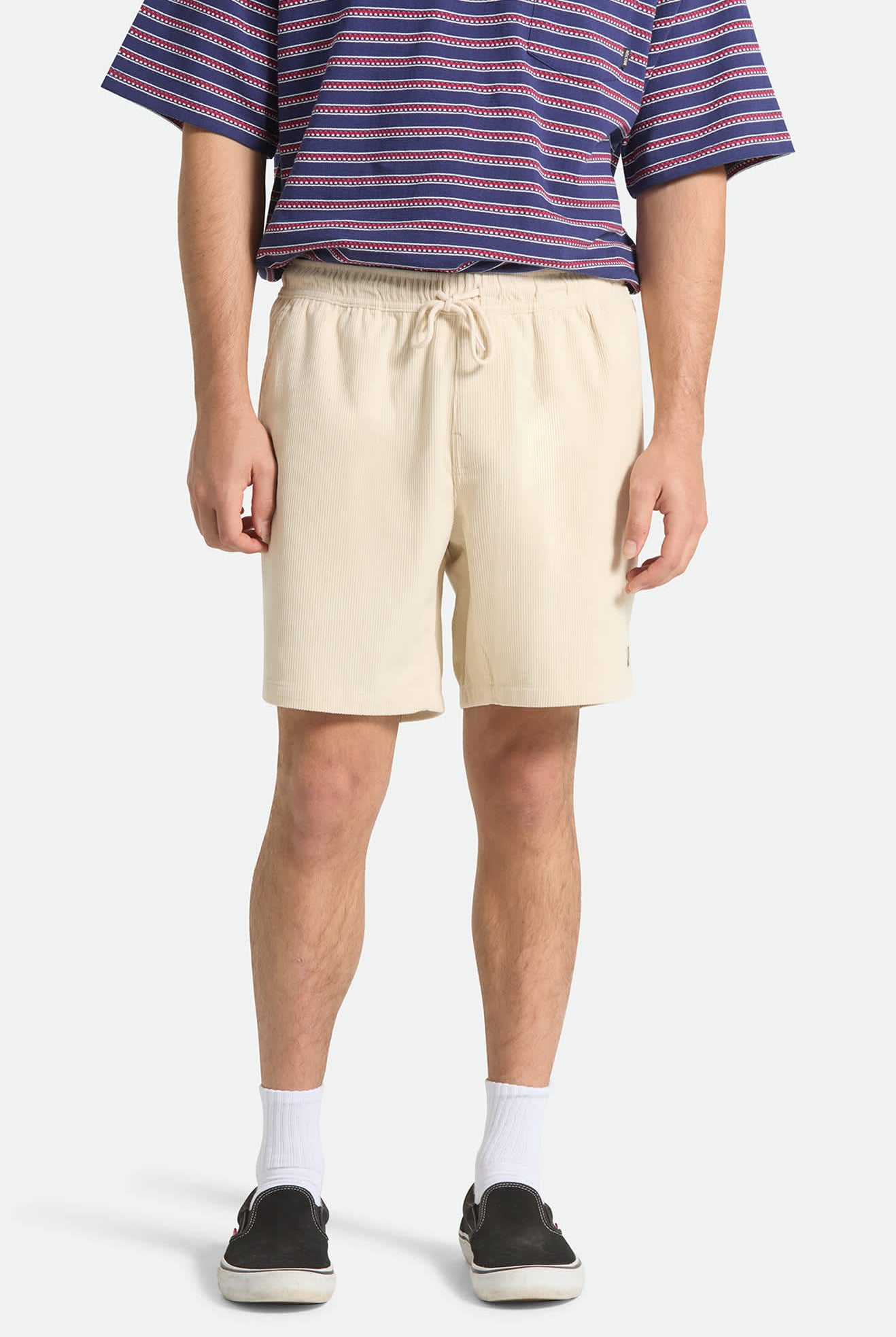 Men's Everyday Corduroy Short in the color Whitecap - Men's Front View
