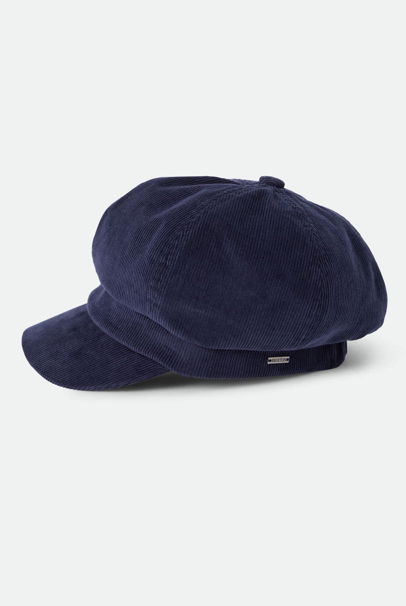 Women's Bailey Cap in the color Navy Corduroy - Additional Laydown image