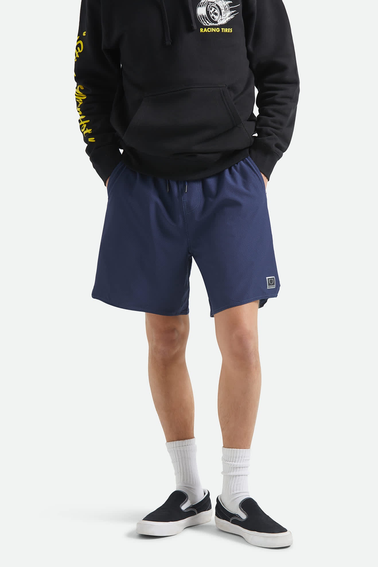 Men's Journey Active Short in the color Midnight Blue - Men's Front View