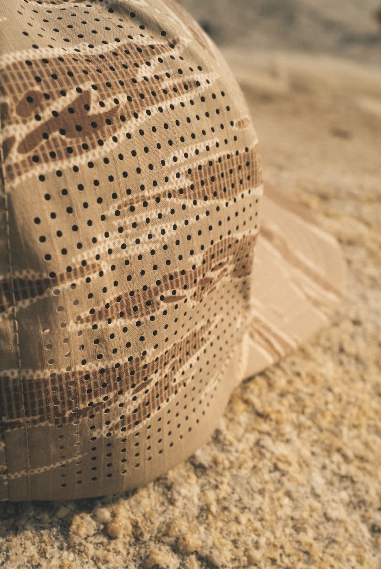 Unisex Journey Performance Snapback in the color Desert Tiger Camo - Additional Laydown image