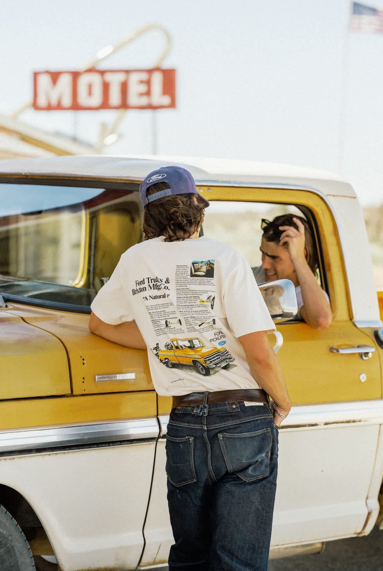 Men's Ford 71 Pickup T-Shirt in the color Wimbledon White - Men's Lifestyle image
