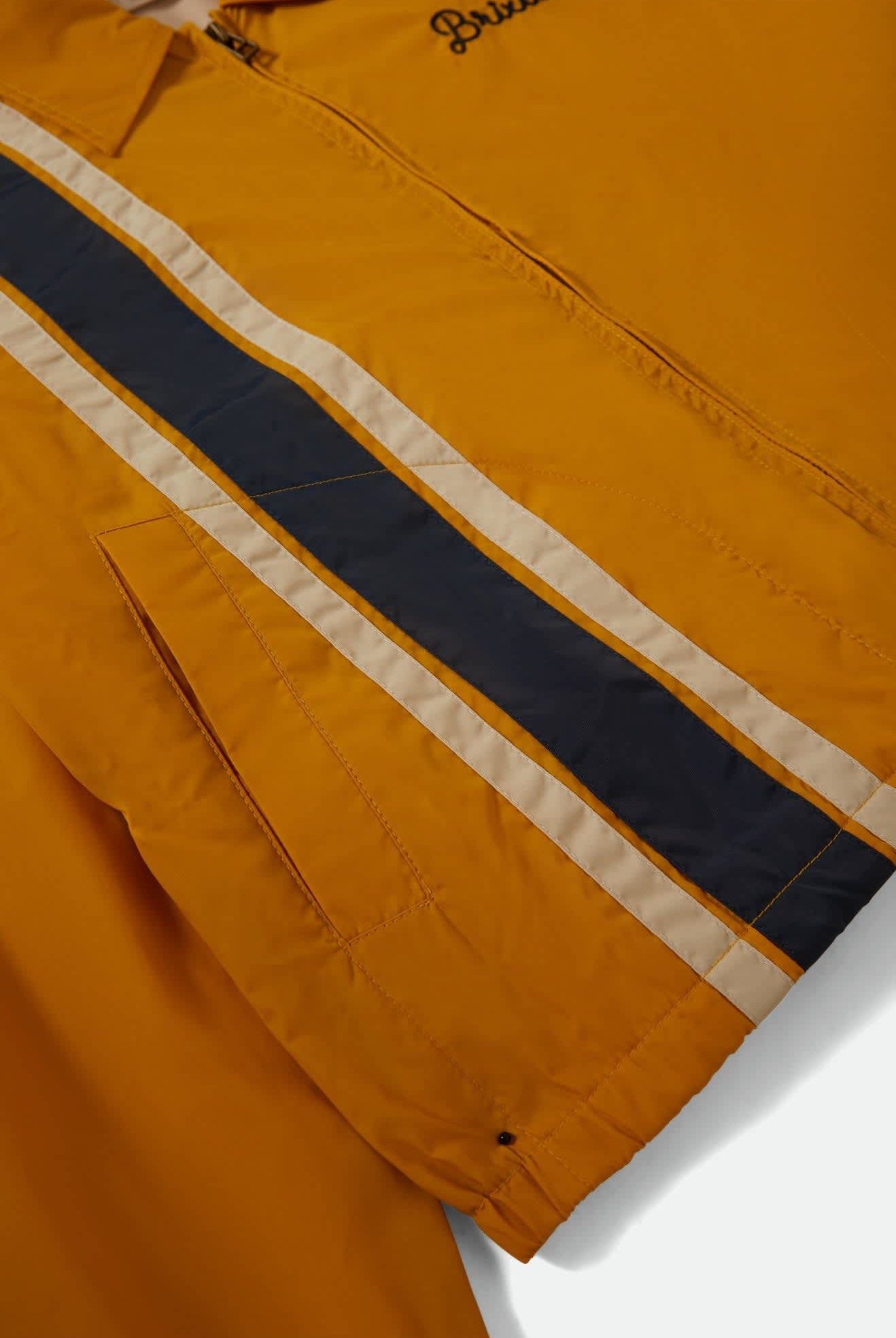 Women's Goodyear Mechanics Women's Garage Jacket in the color Nugget Gold - Additional Laydown image