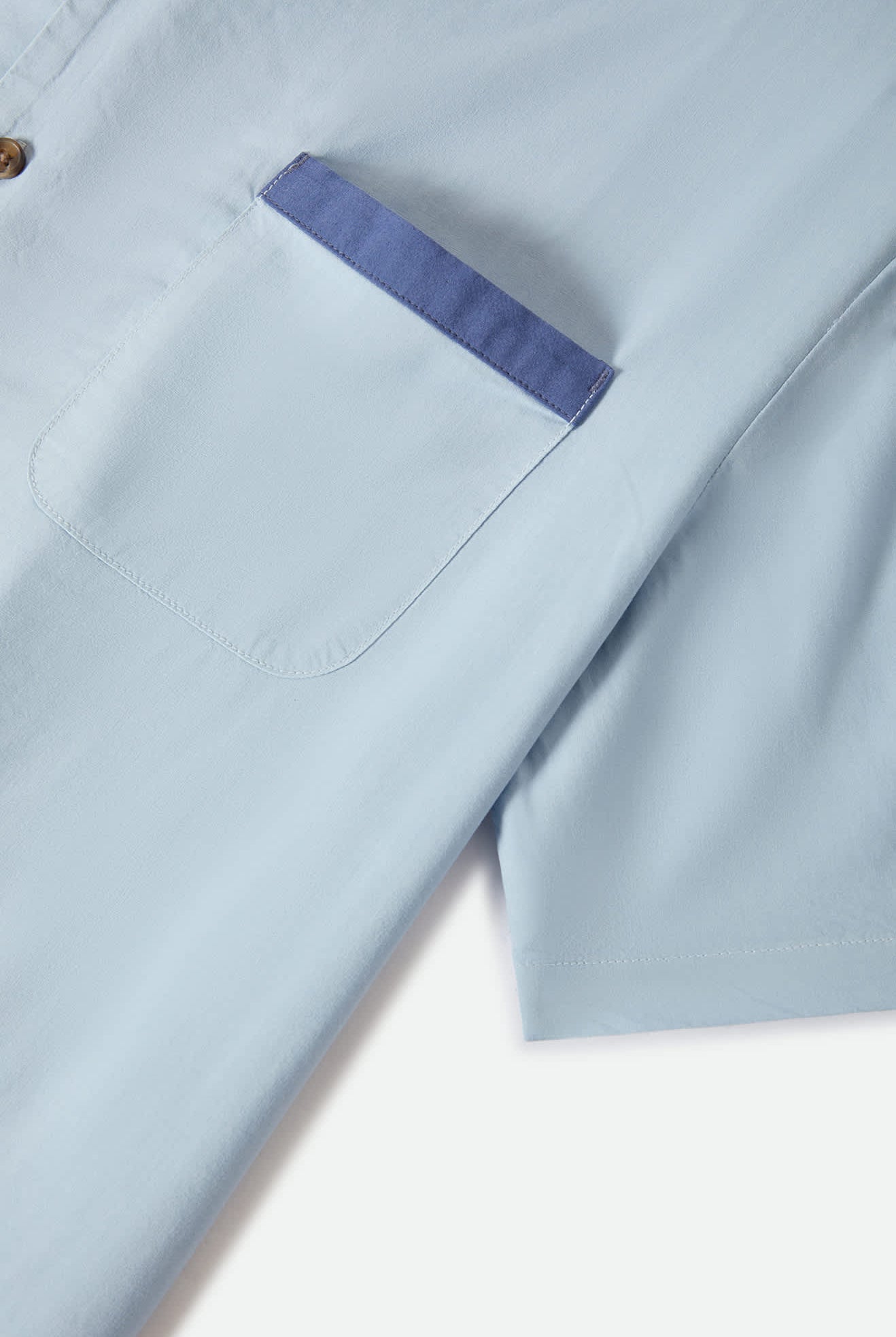 Men's Lafayette Short Sleeve Shirt in the color Blue Aura - Additional Laydown image
