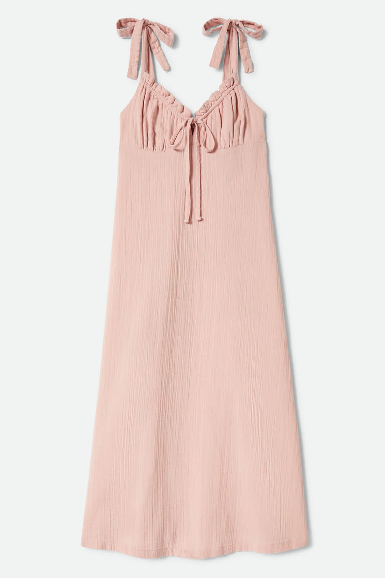 Women's The Tie Dress in the color Silver Pink - Front Product View