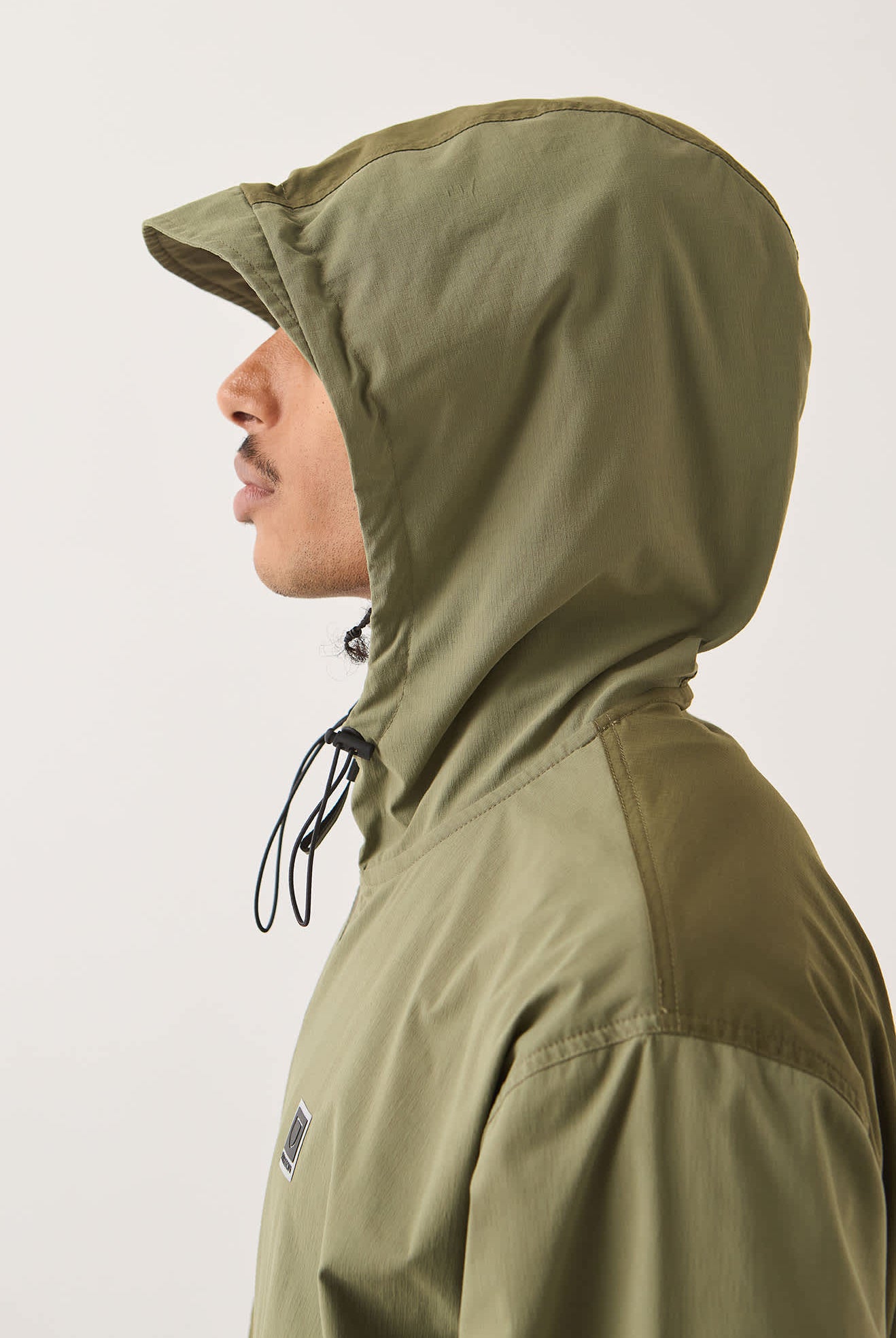Men's Journey Zip Jacket in the color Dark Olive/Olive Surplus - Additional Fit image