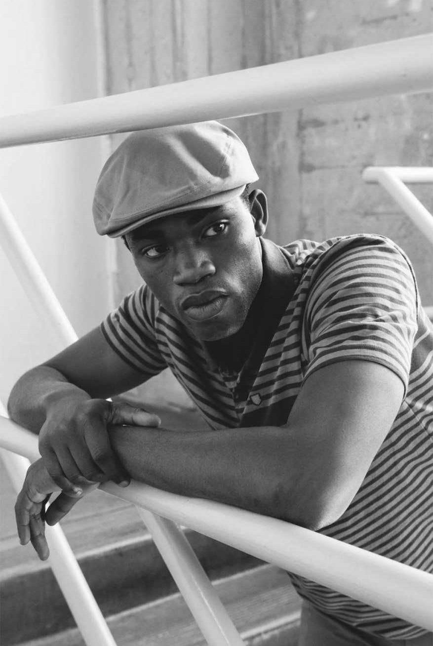 Brixton Unisex Hooligan Flat Cap - Black | Lifestyle 1