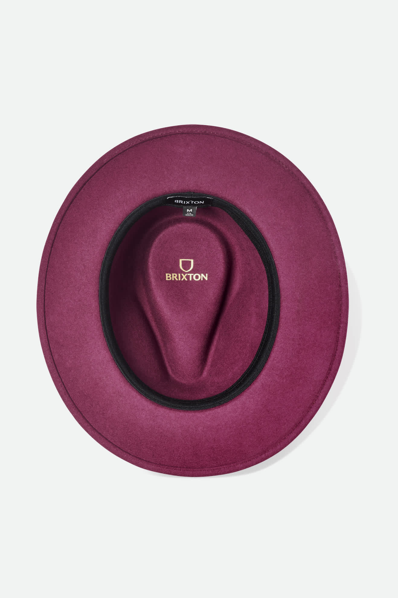 Unisex Messer Fedora in the color Port - Additional Laydown image