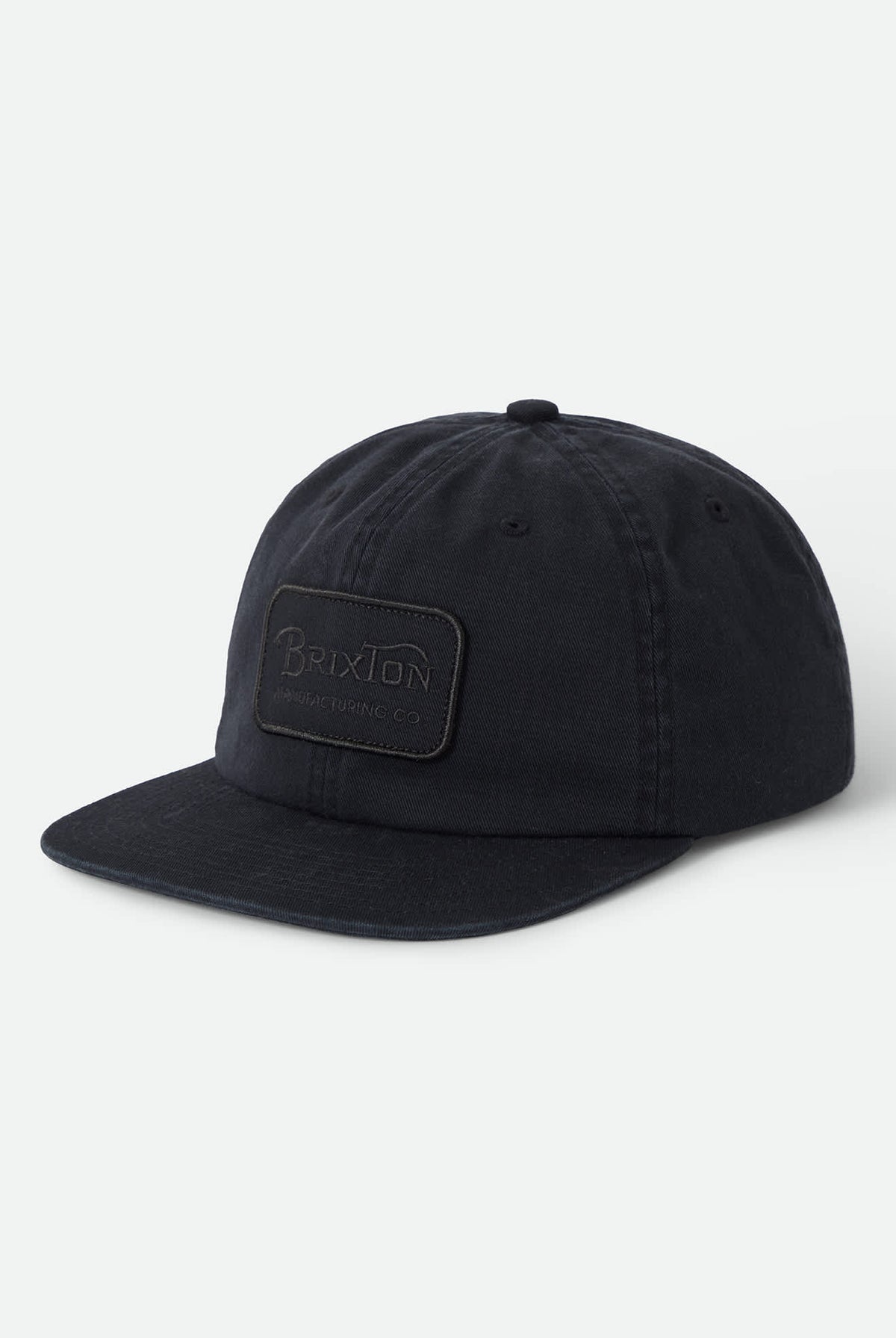 Unisex Grade Snapback in the color Black/Black - Front Product View