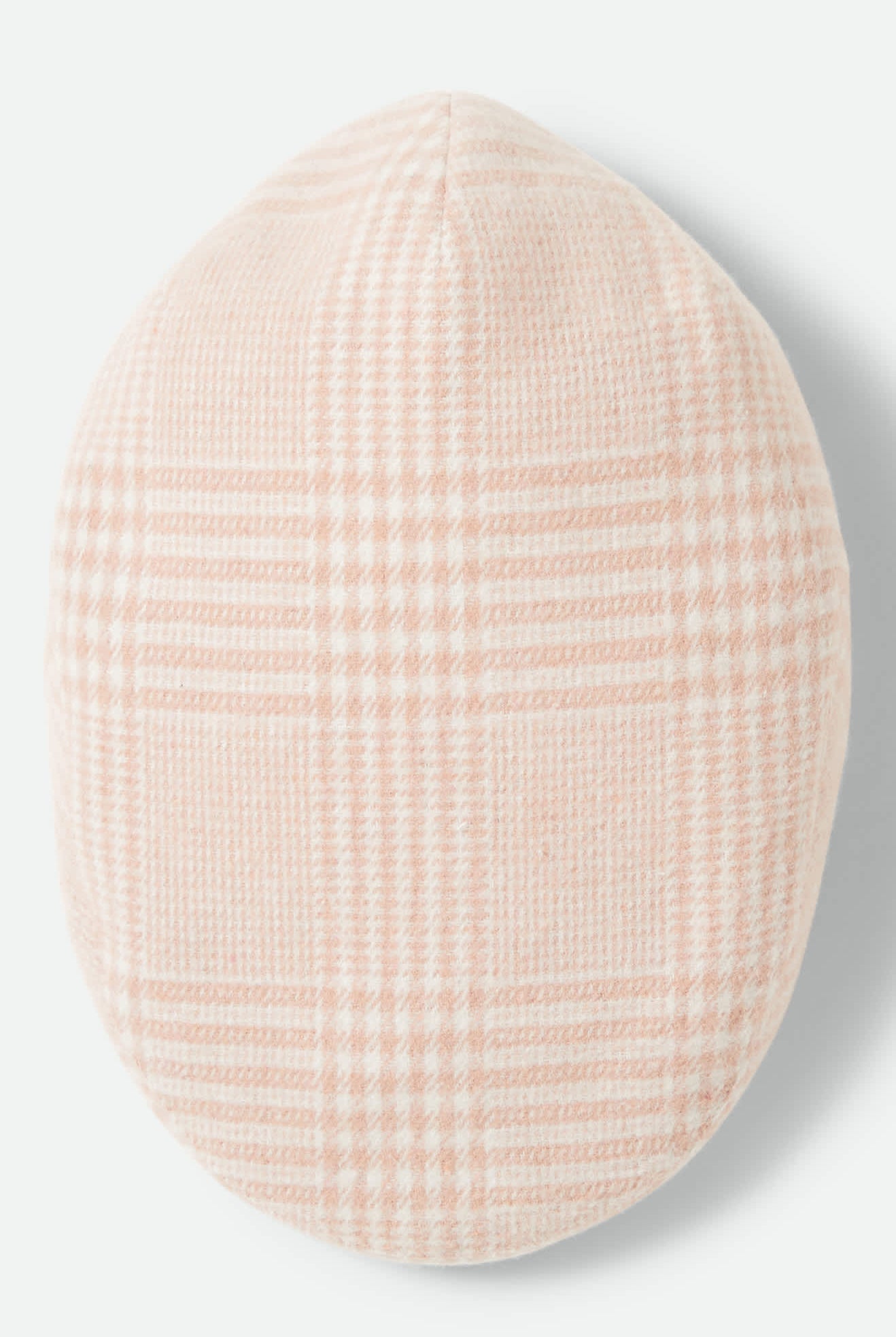 Women's Hooligan Lightweight Flat Cap in the color Soft Pink Houndstooth - Additional Laydown image