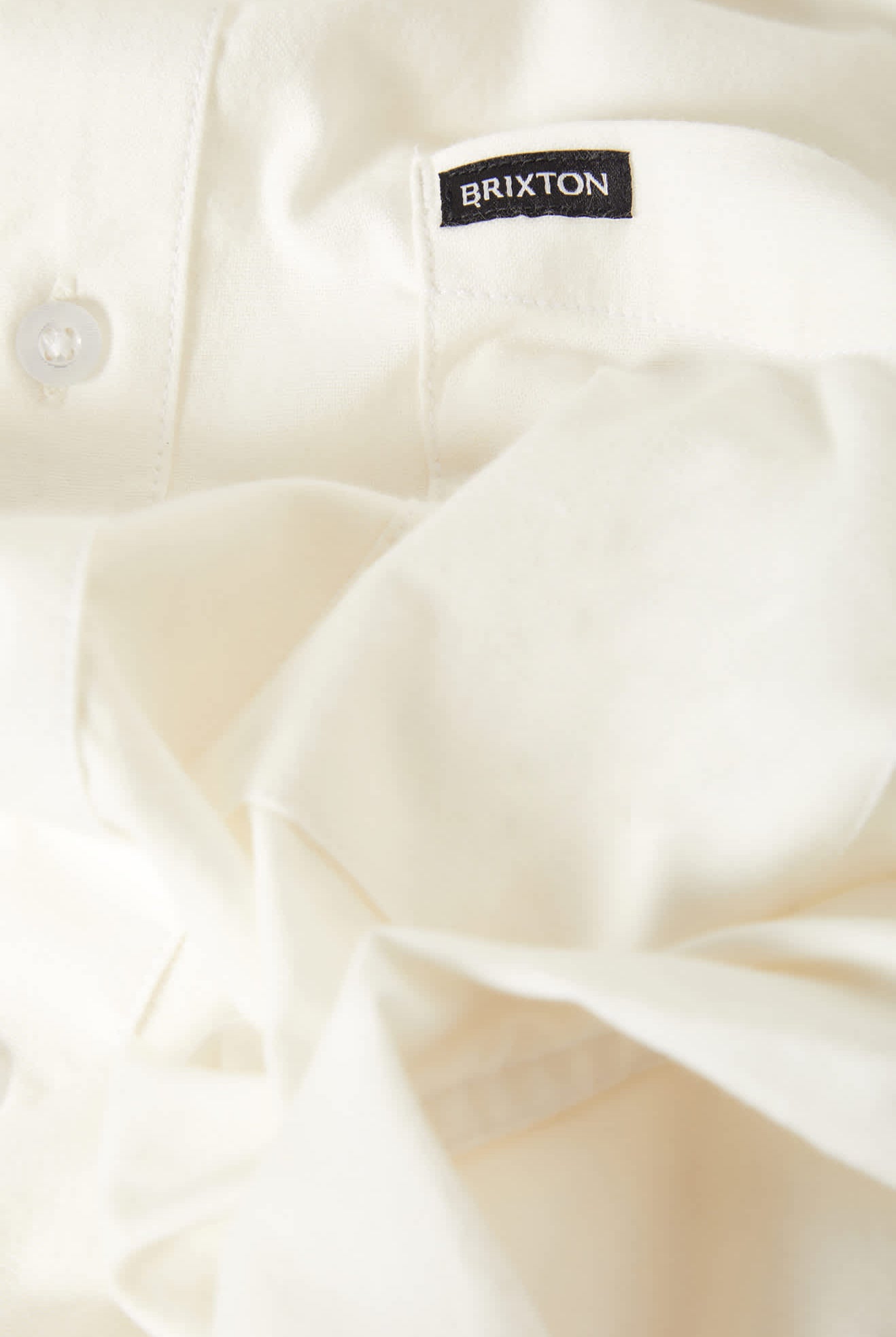 Men's Sanford Oxford Short Sleeve Shirt in the color Off White - Additional Laydown image