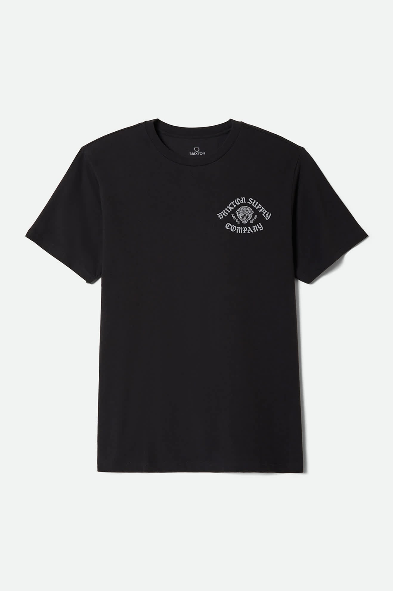 Men's Morado Short Sleeve Standard T-Shirt in the color Black - Front Product View