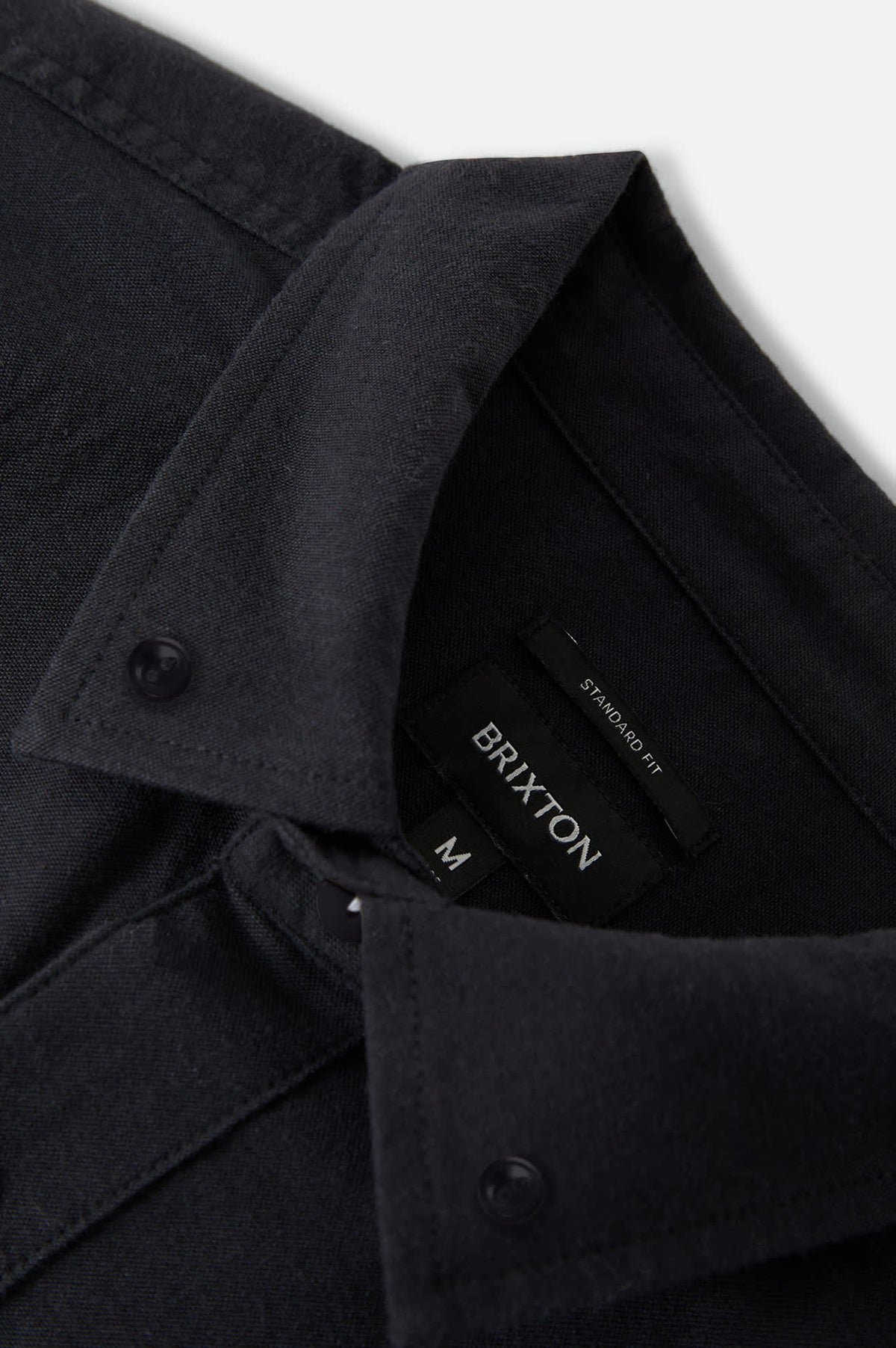 Men's Sanford Shirt in the color Black - Additional Laydown image