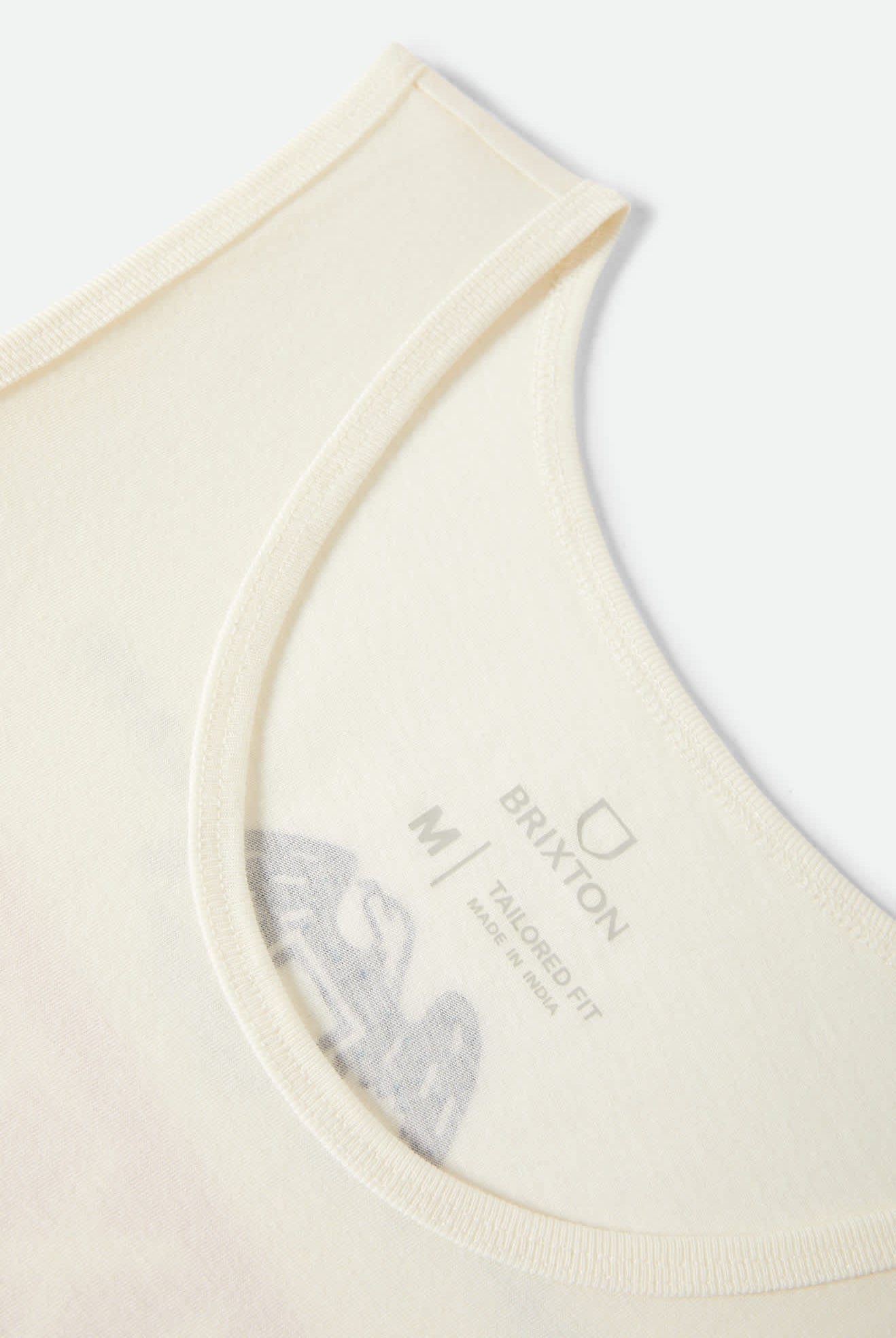 Men's Pinnacle Tank Top in the color Off White - Additional Laydown image