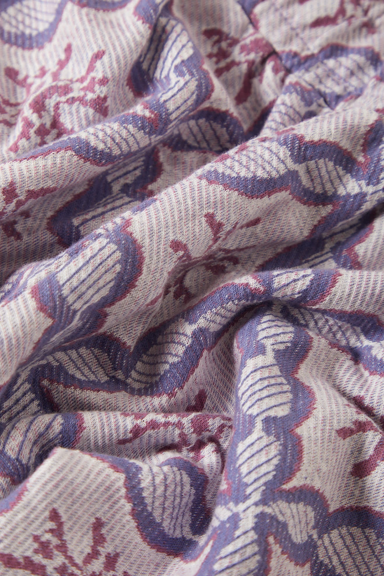 Women's Post Playa E-Waist Short in the color Off White/Blue Tile - Additional Laydown image