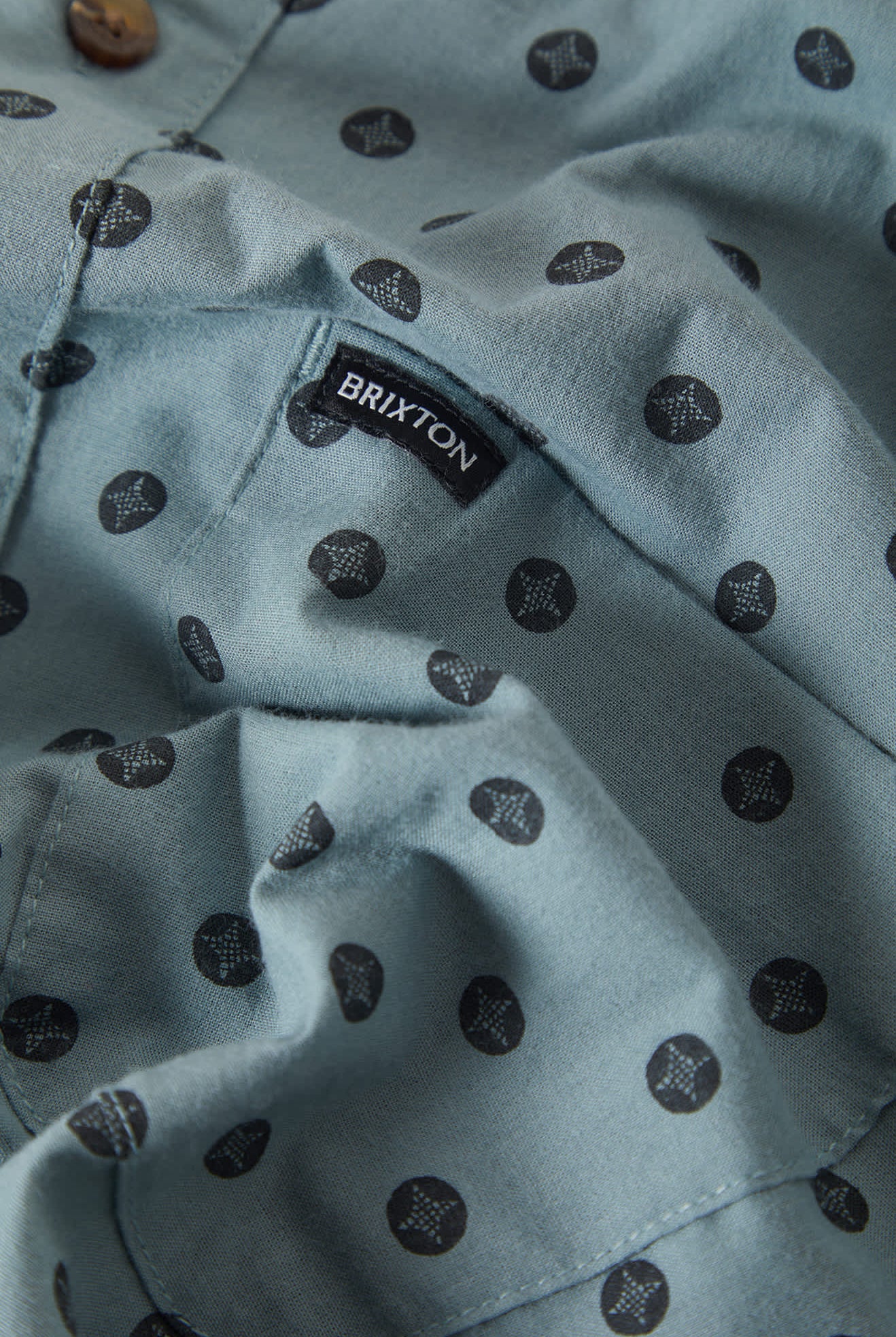 Men's Charter Print Short Sleeve Shirt in the color Micro Street Tile - Additional Laydown image