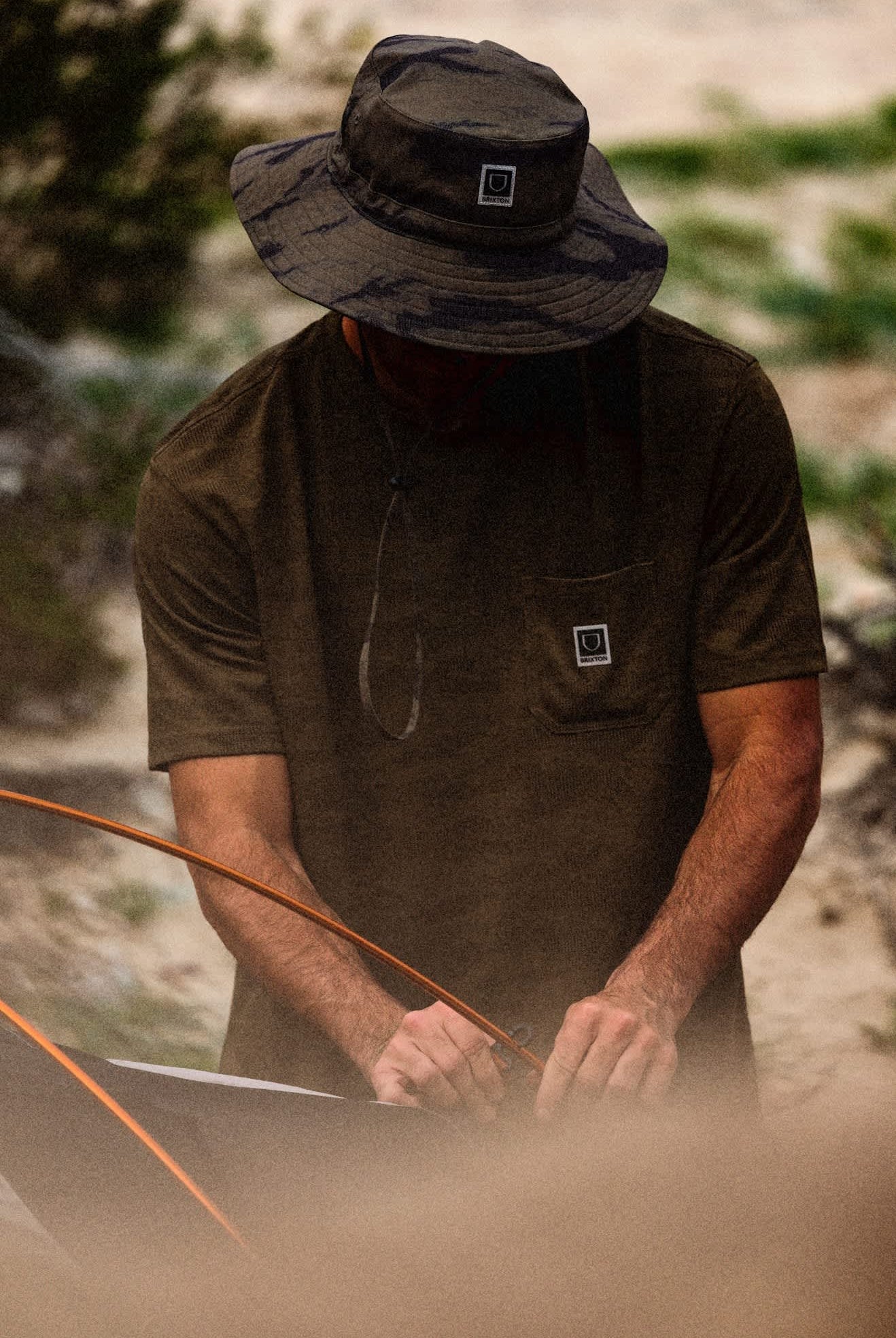 Unisex Journey Boonie Hat in the color Olive Tiger Camo - Men's Lifestyle image