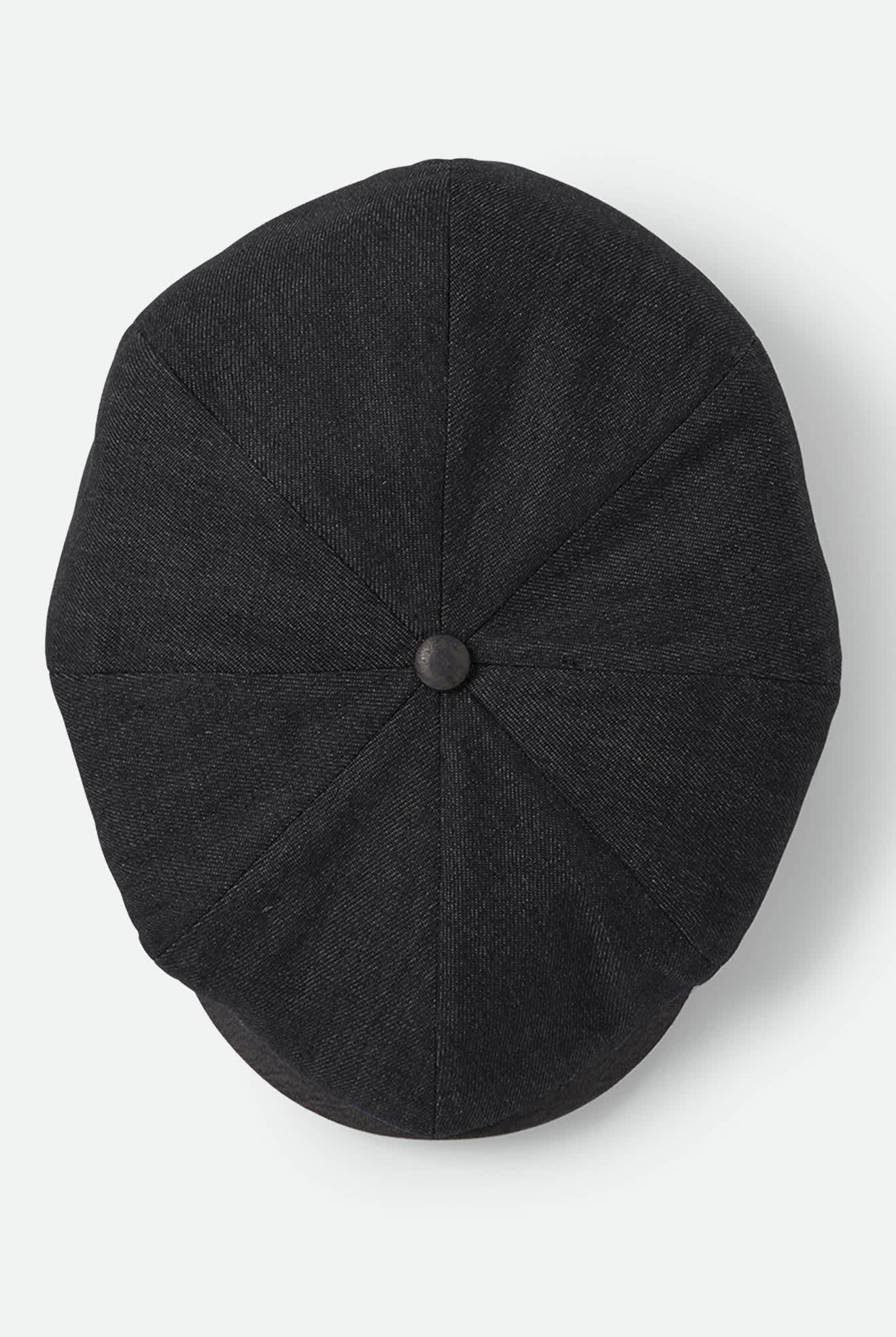Unisex Brood Baggy Flannel Snap Cap in the color Black Denim/Black - Additional Laydown image