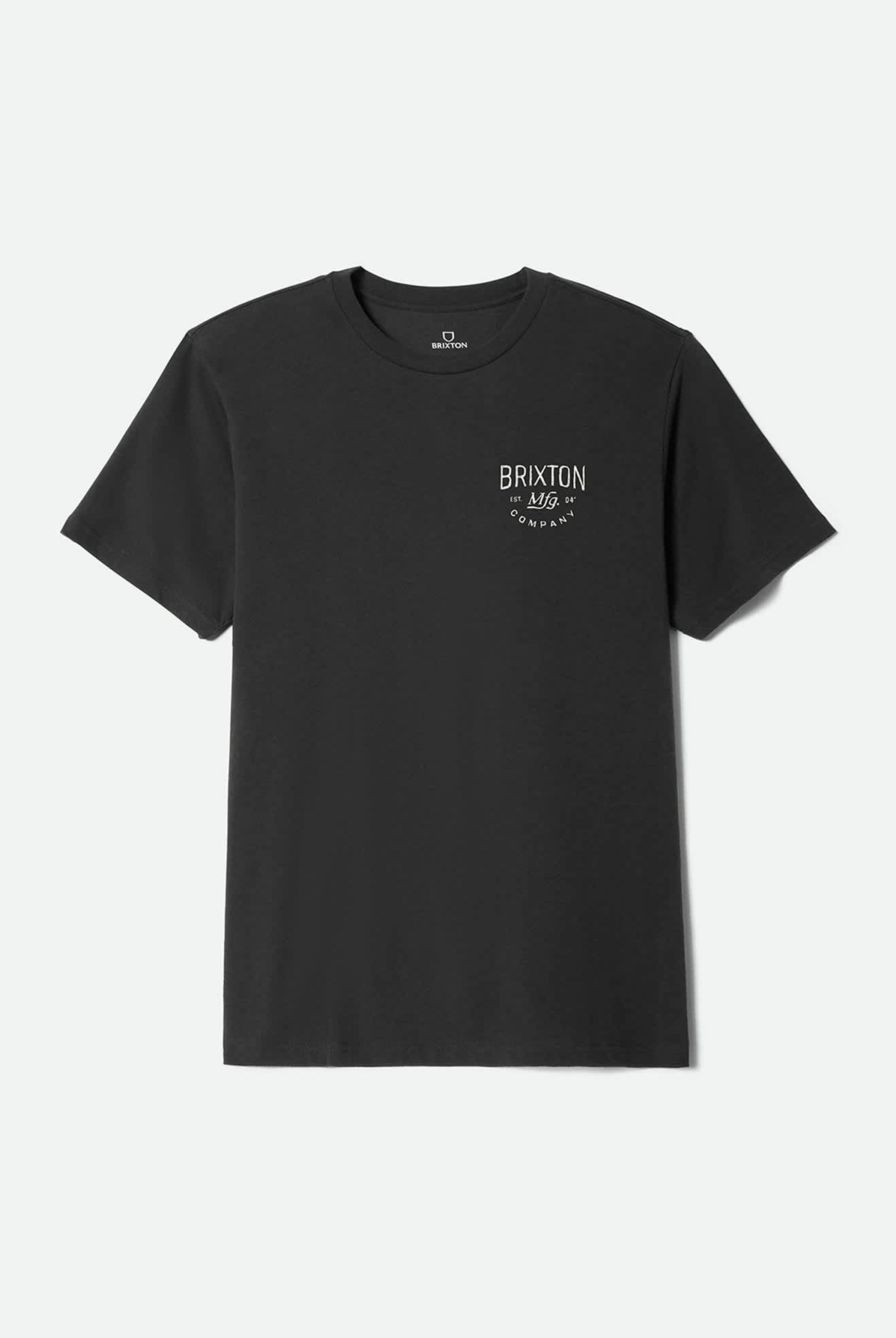 Men's Fremont Short Sleeve Standard T-Shirt in the color Vintage Black - Front Product View