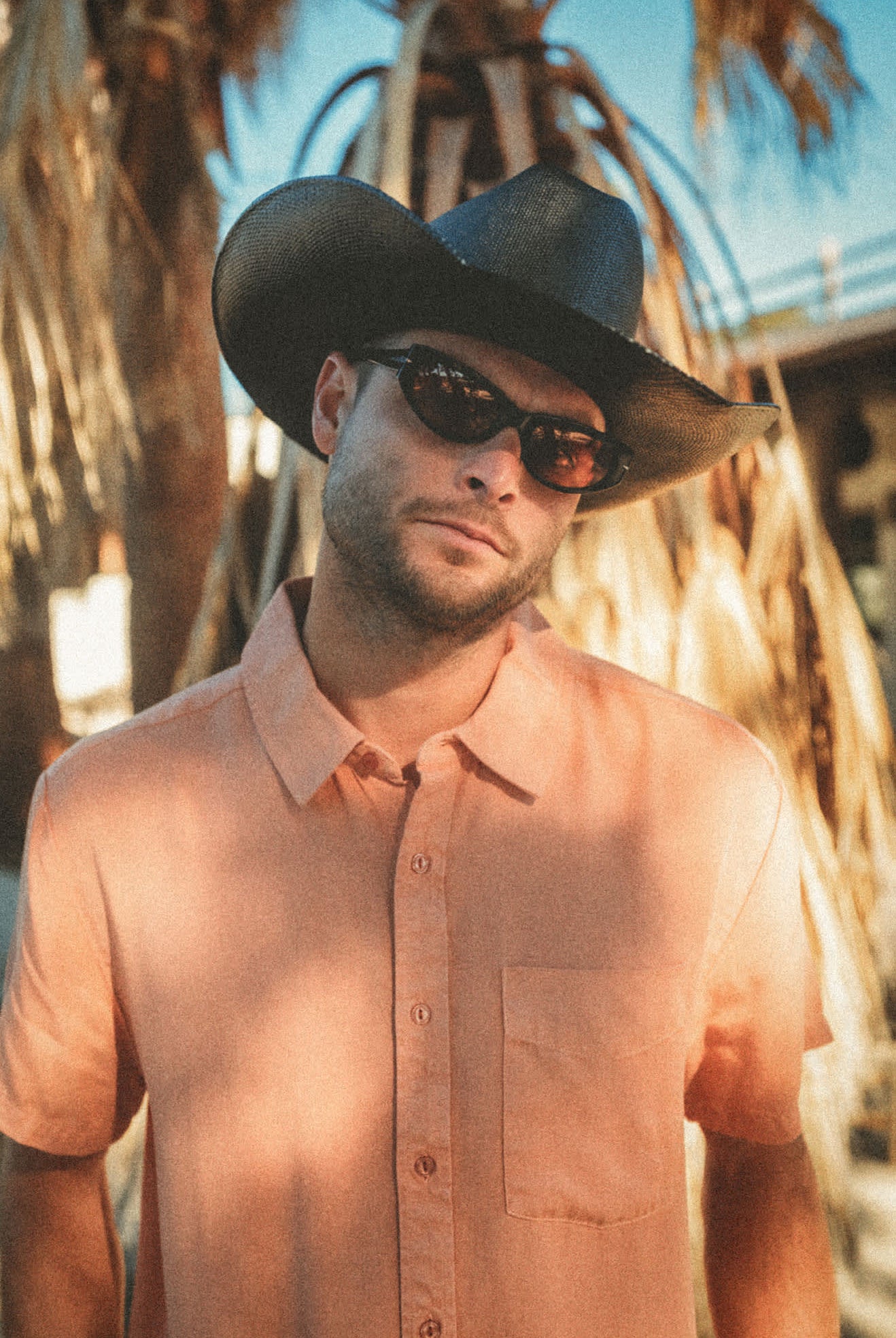 Unisex Laredo Straw Cowboy Hat in the color Black - Men's Lifestyle image