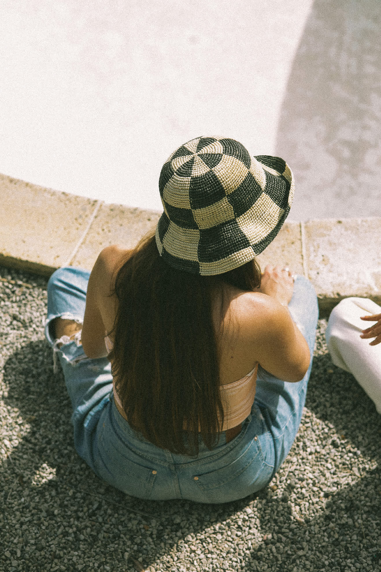 Women's Redding Bucket Hat in the color Whitecap/Deep Forest - Men's Lifestyle image