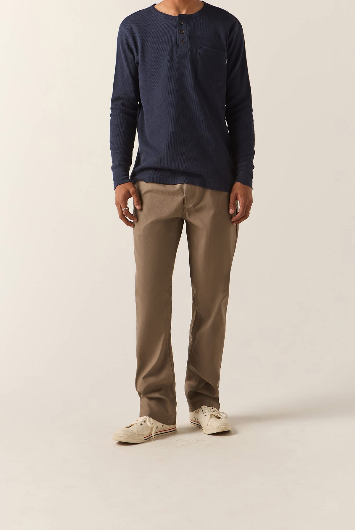 Men's Builders 5-Pocket Pant in the color Earth - Men's Front View