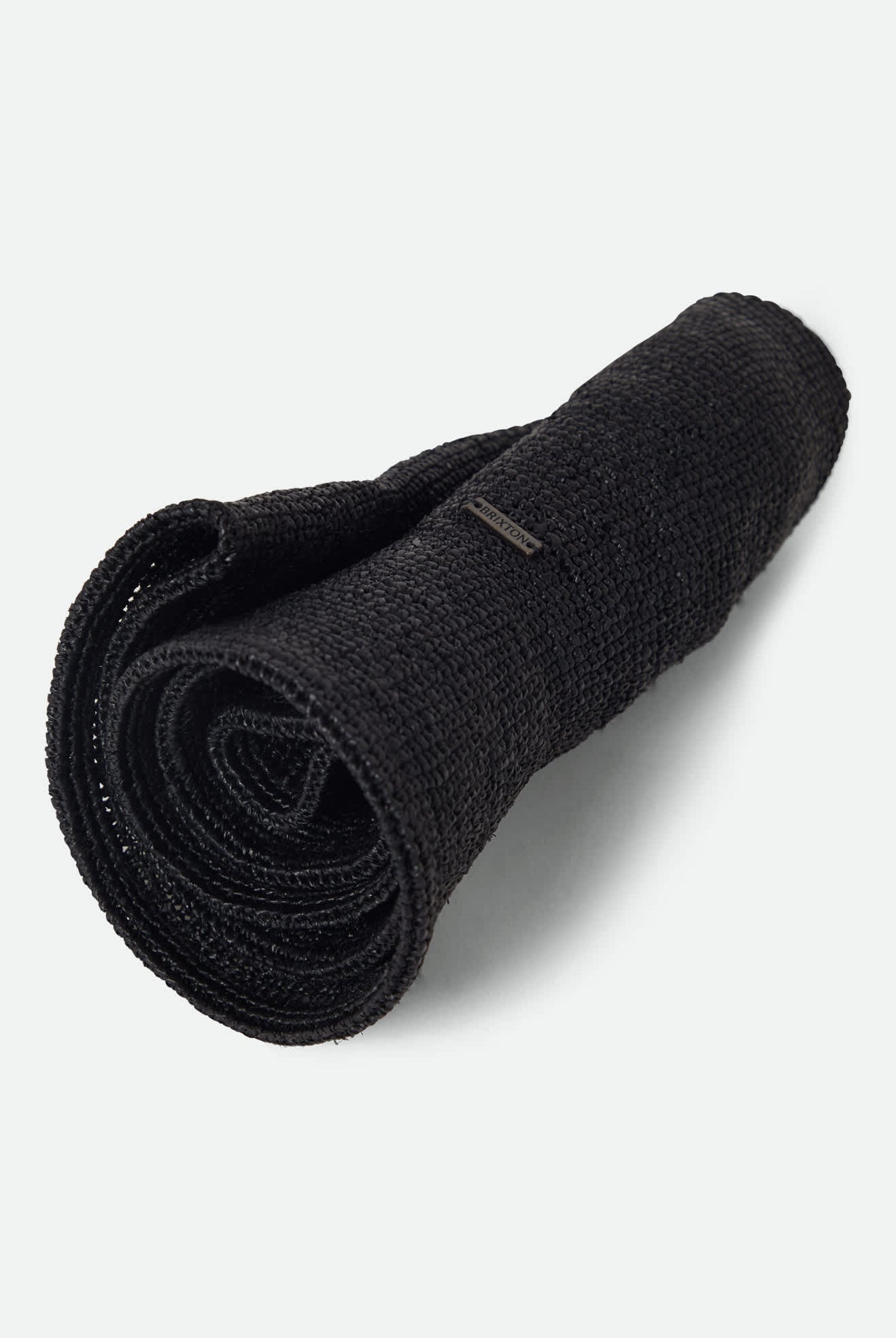 Women's Odessa Straw Packable Cowboy Hat in the color Black - Additional Laydown image