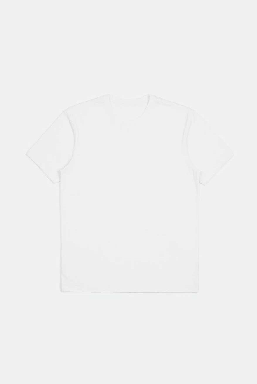 Brixton Men's Premium Cotton S/S Tailored T-shirt - White | Main