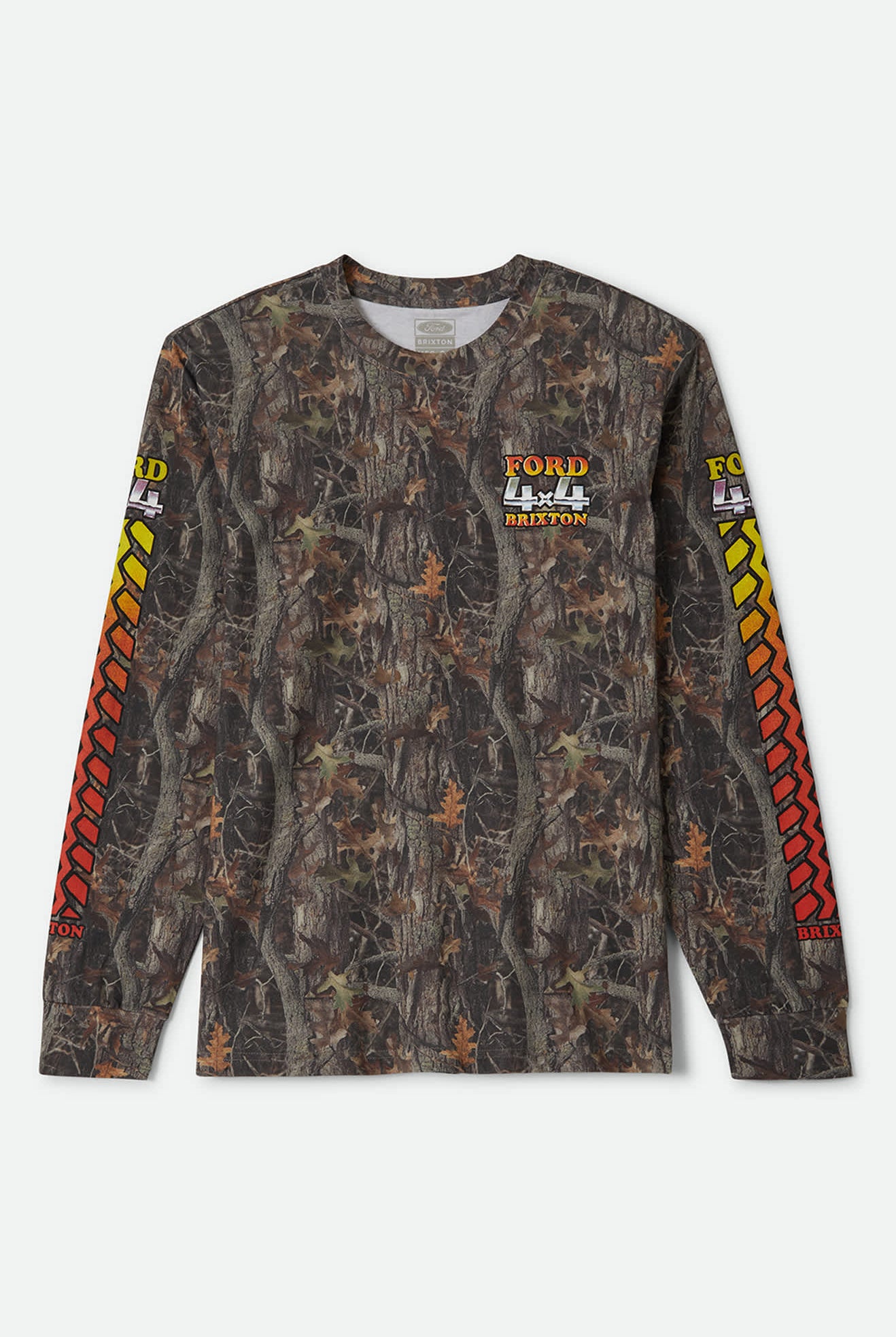 Men's Ford 4x4 Chrome T-Shirt in the color Boxwood Green - Front Product View