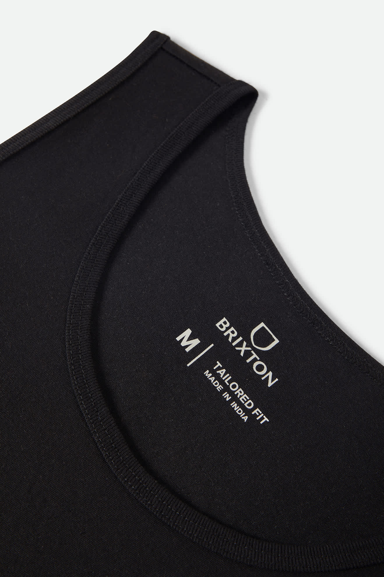 Men's Pinnacle Tank Top in the color Black - Additional Laydown image