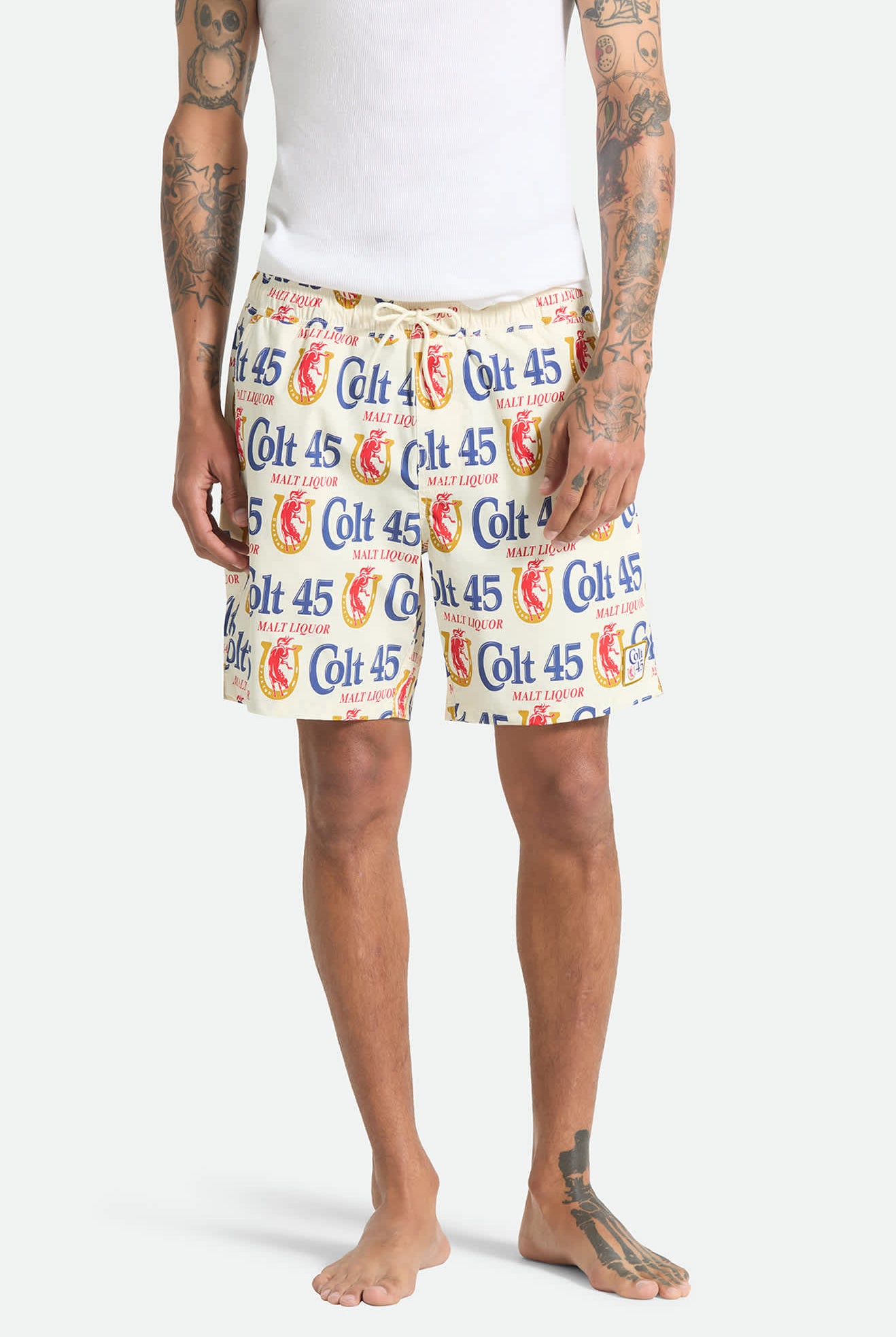 Men's Everyday Stretch Hybrid Short 7" in the color Multi Colt 45 - Men's Front View