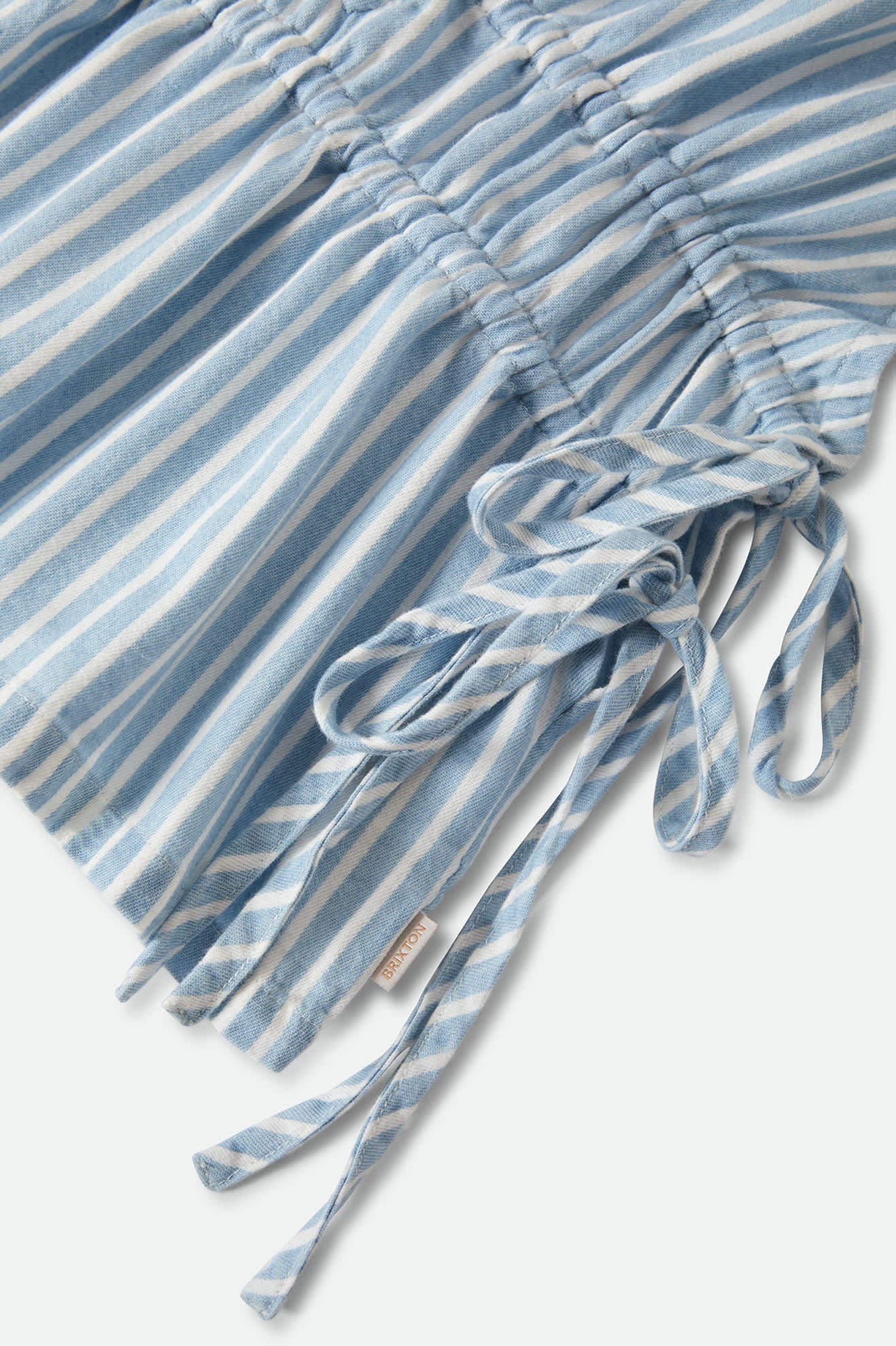 Women's The Bells Top in the color Two Boot Stripe - Additional Laydown image