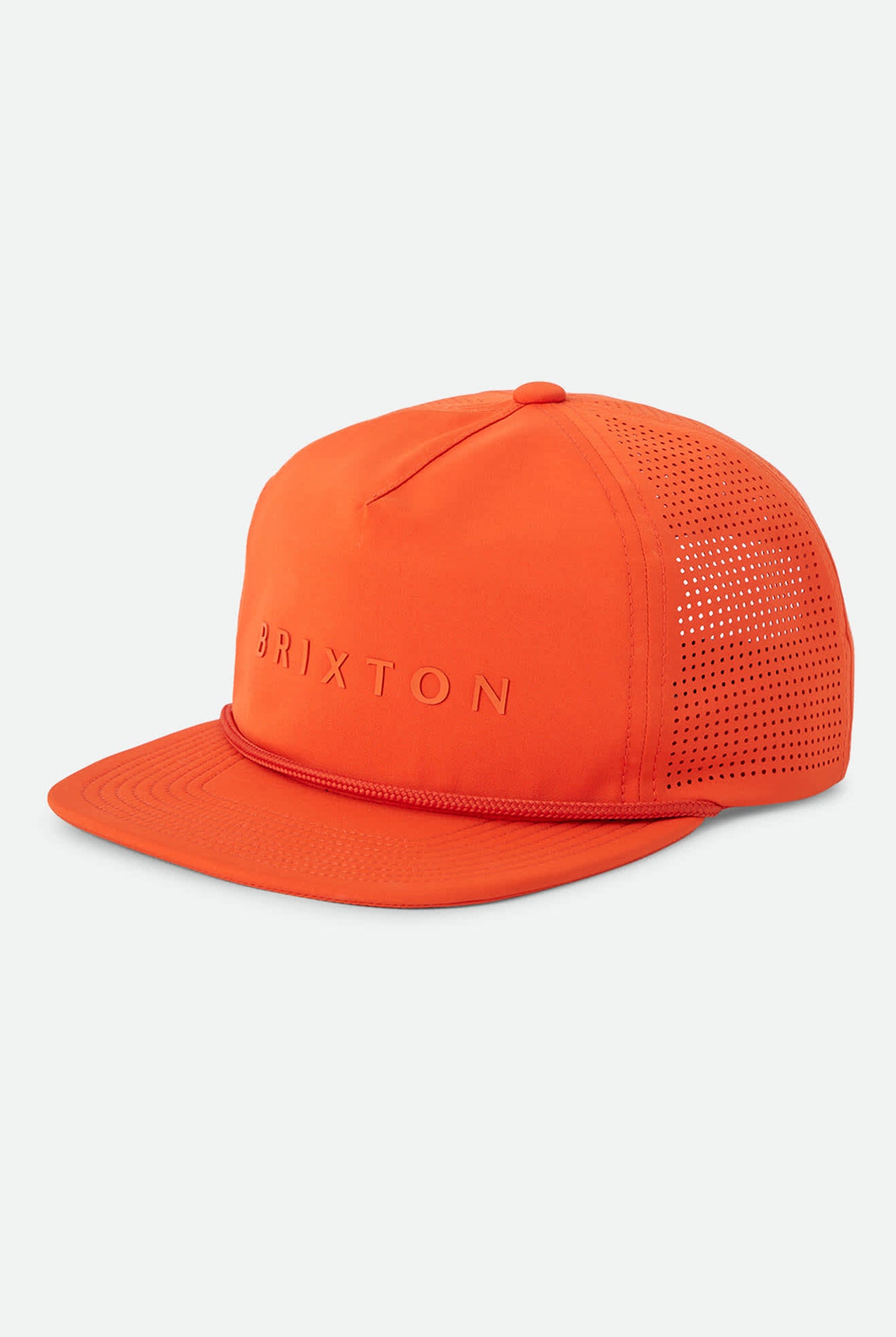 Unisex Alpha Journey Adjustable Hat in the color Bright Orange - Front Product View