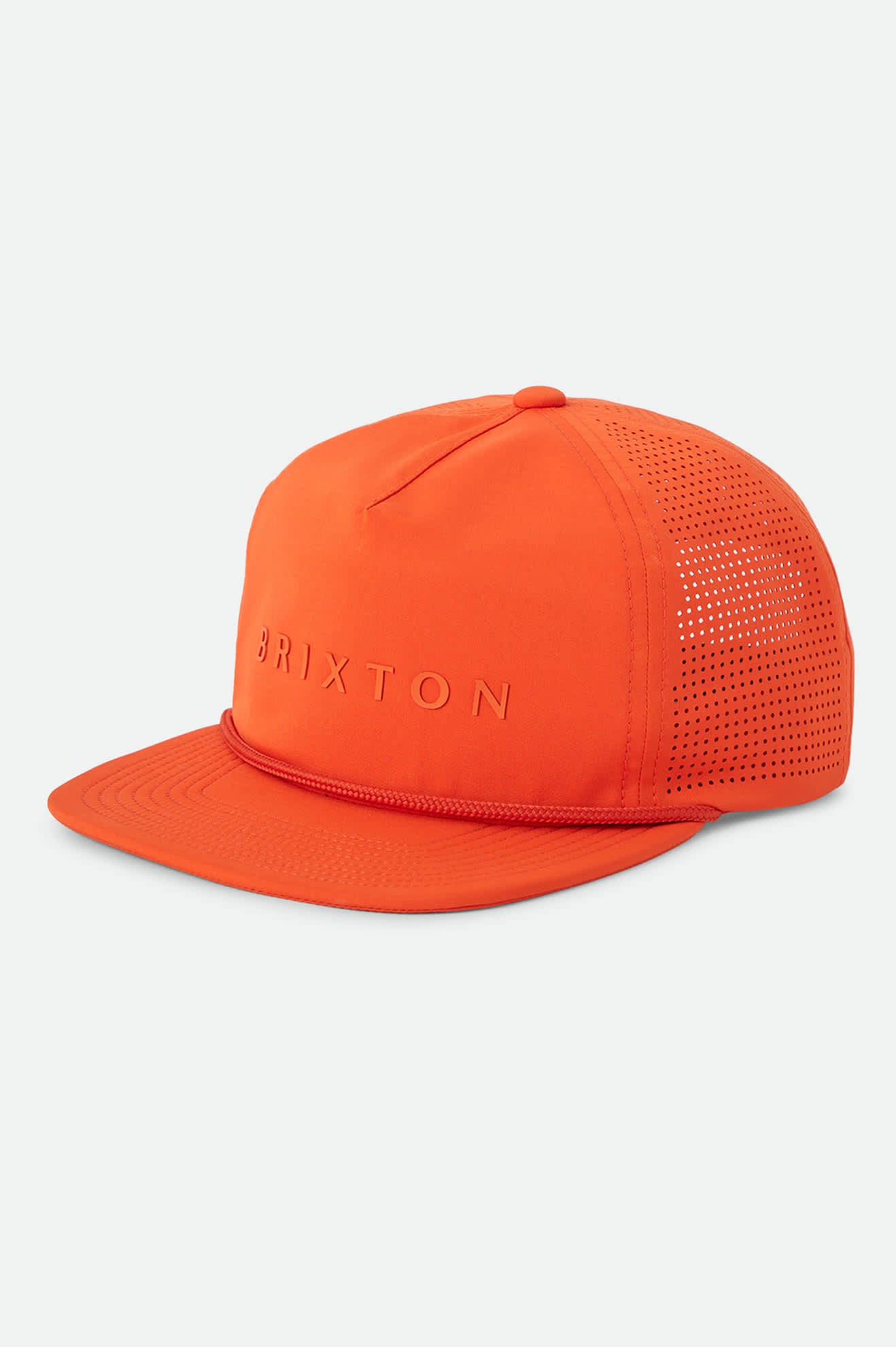 Unisex Alpha Journey Adjustable Hat in the color Bright Orange - Front Product View