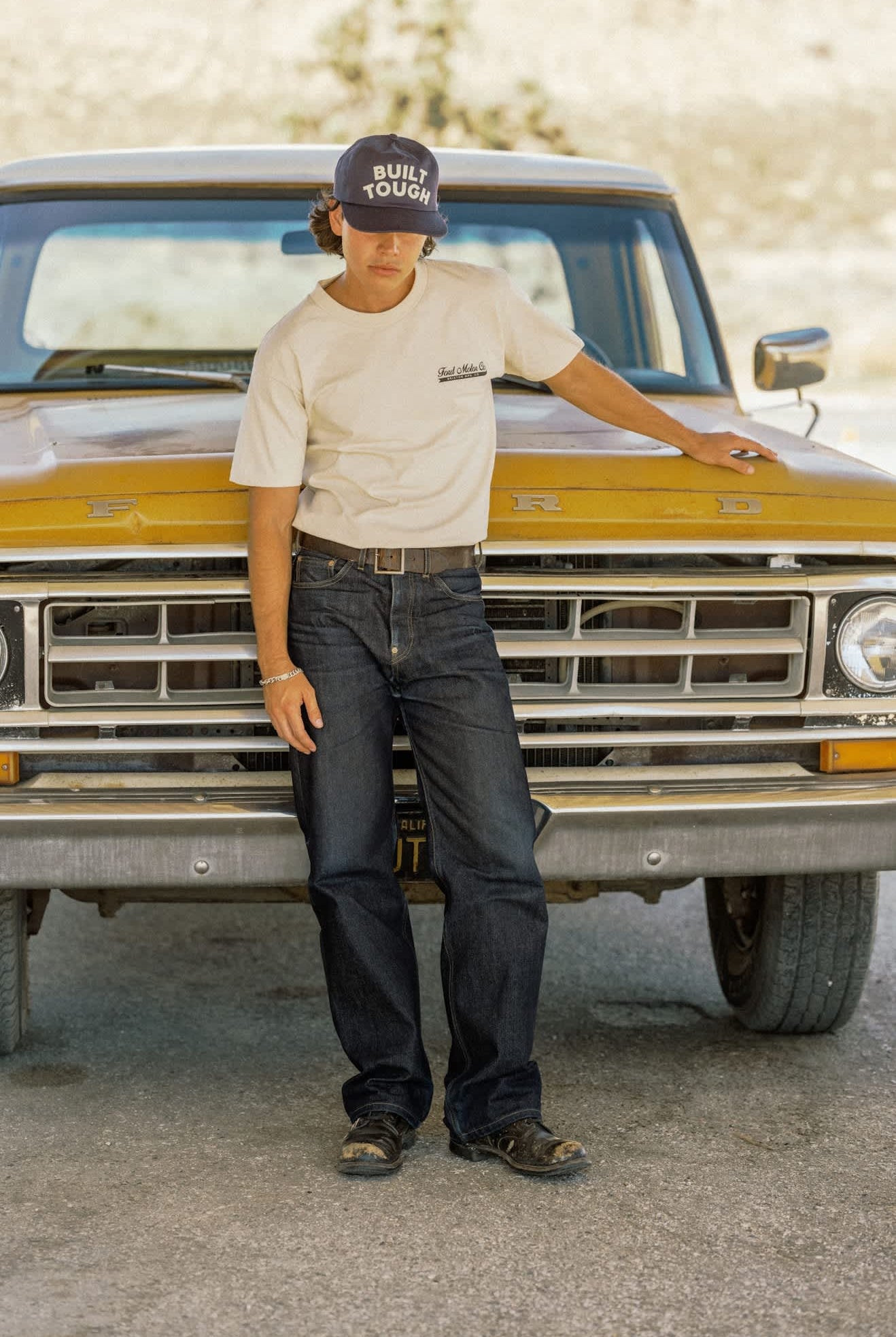 Men's Ford 71 Pickup T-Shirt in the color Wimbledon White - Men's Lifestyle image