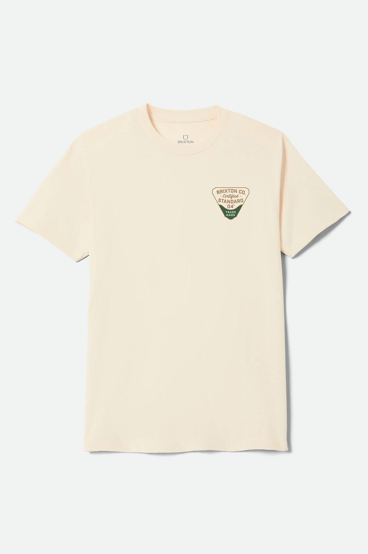 Men's Blighton Standard T-Shirt in the color Cream - Front Product View