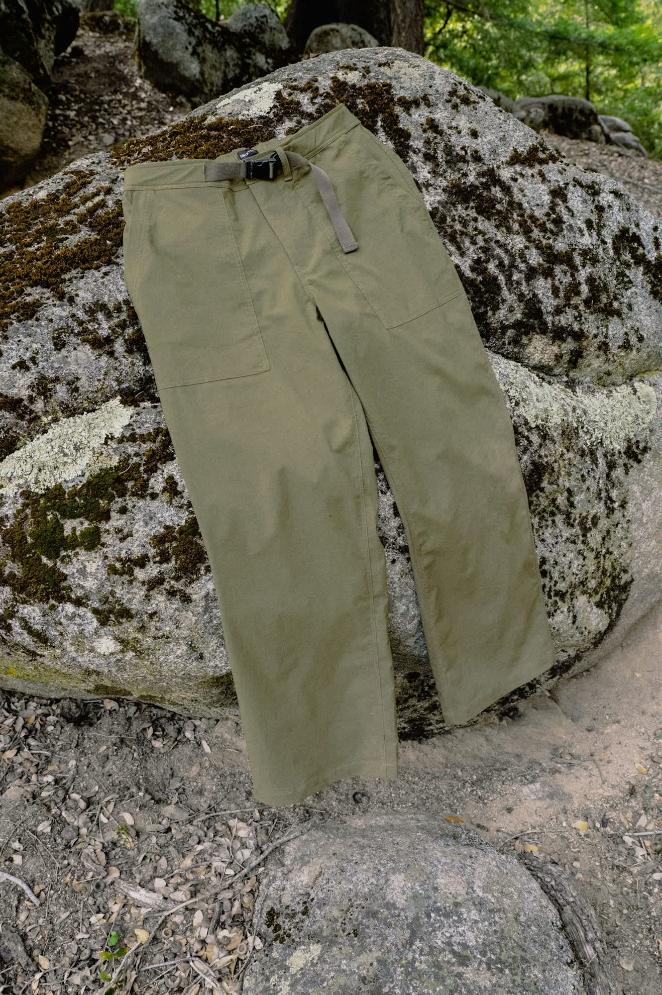 Men's Journey Utility Pant in the color Dark Olive/Olive Surplus - Additional Laydown image