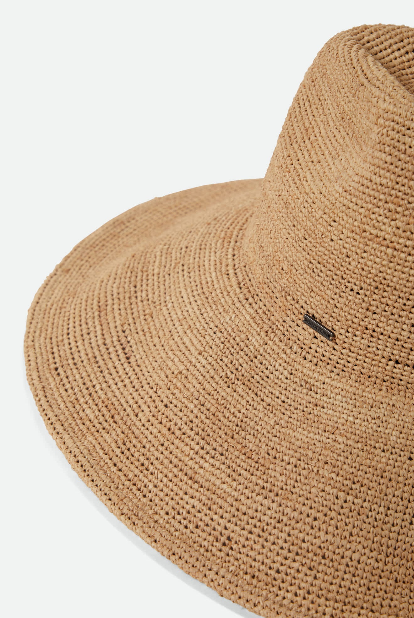 Women's Helena Straw Sun Hat in the color Tan - Additional Laydown image