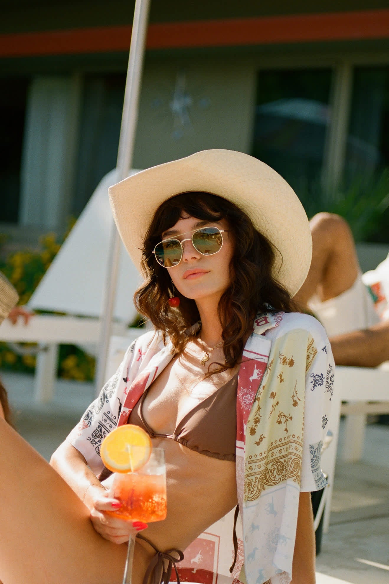 Unisex Laredo Panama Straw Cowboy Hat in the color Catalina Sand - Men's Lifestyle image