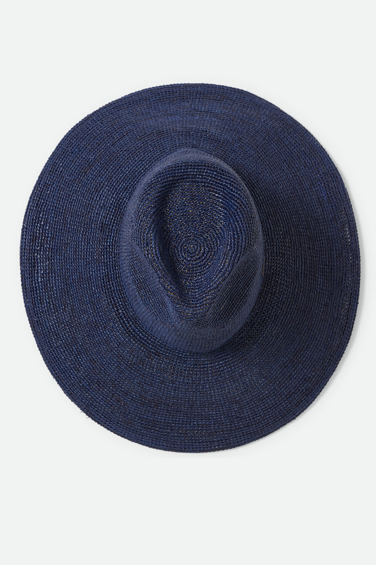 Women's Helena Straw Sun Hat in the color Midnight Blue - Additional Laydown image