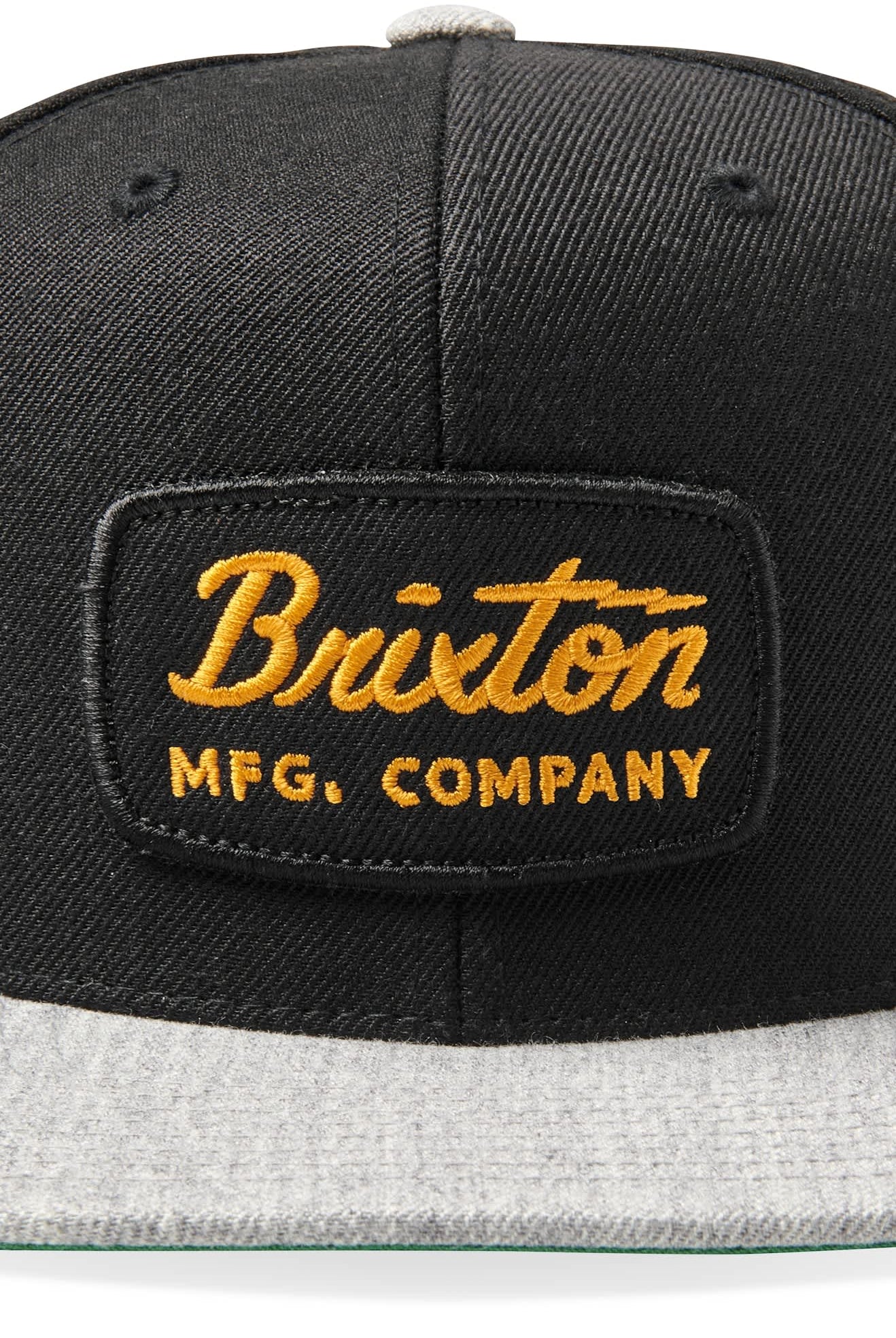 Unisex Jolt Snapback in the color Black/Heather Grey - Additional Laydown image