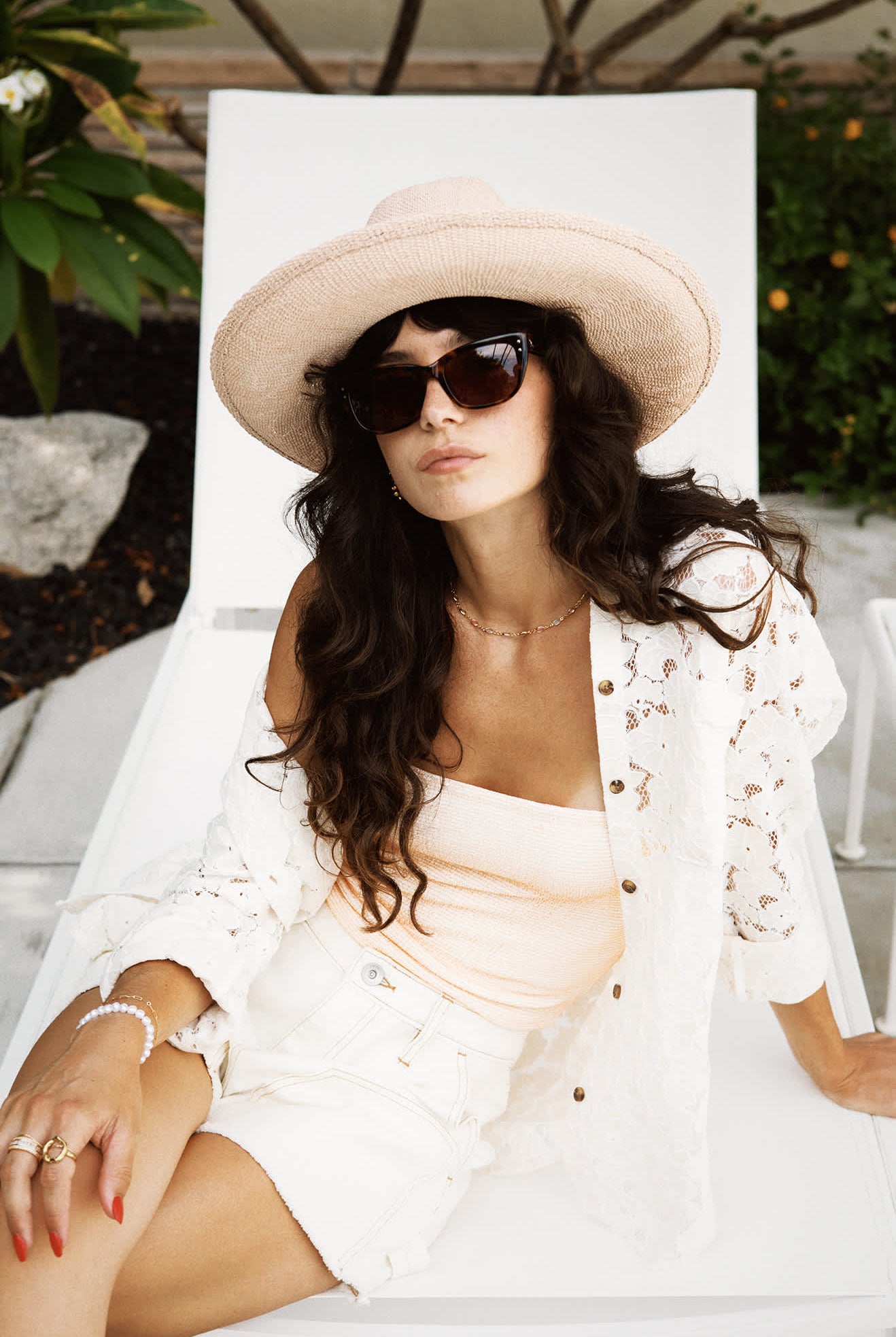 Women's East Side Boxy L/S Button Down in the color Whitecap - Men's Lifestyle image