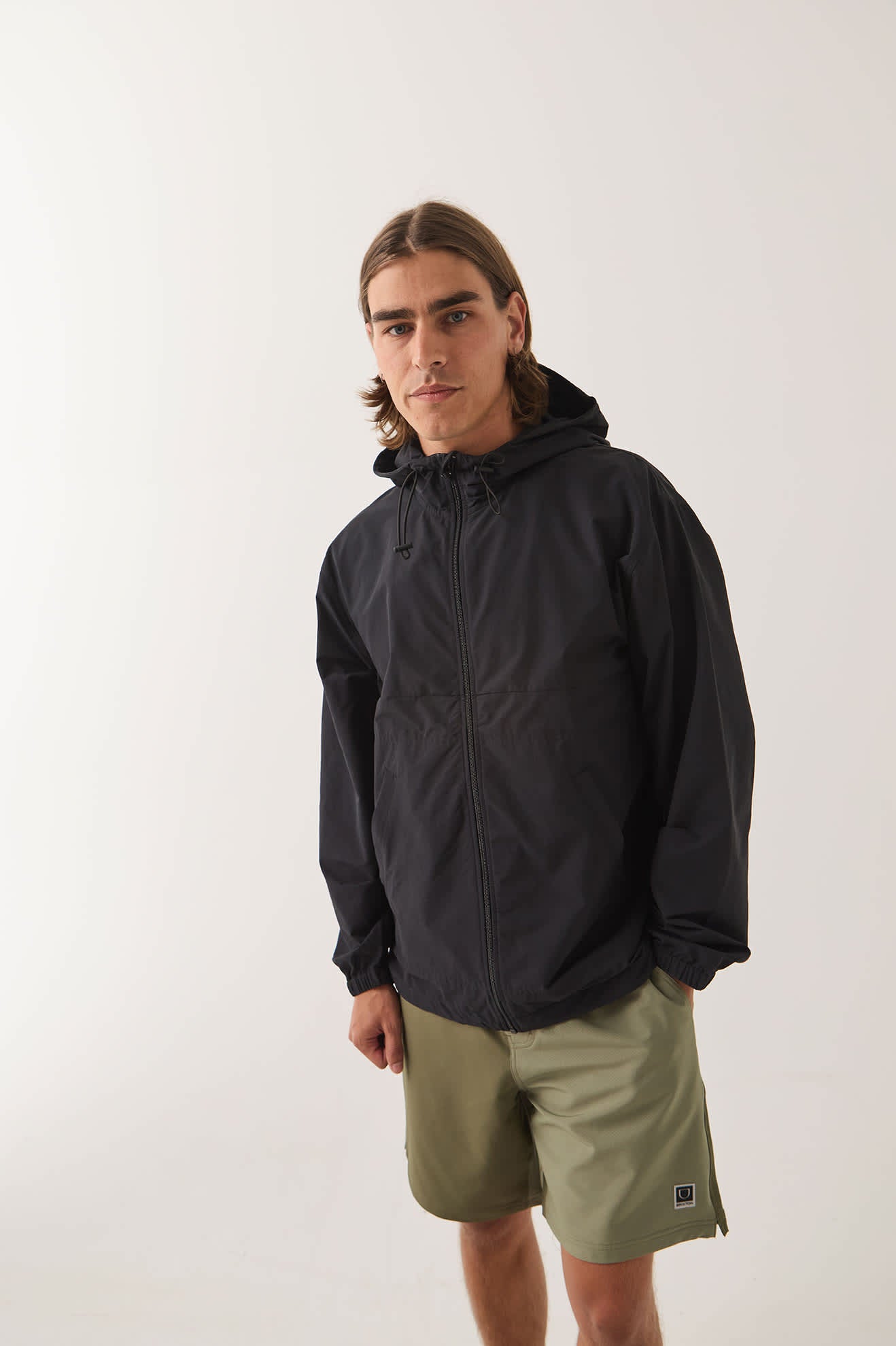 Men's Journey Zip Jacket in the color Black - Men's Side View