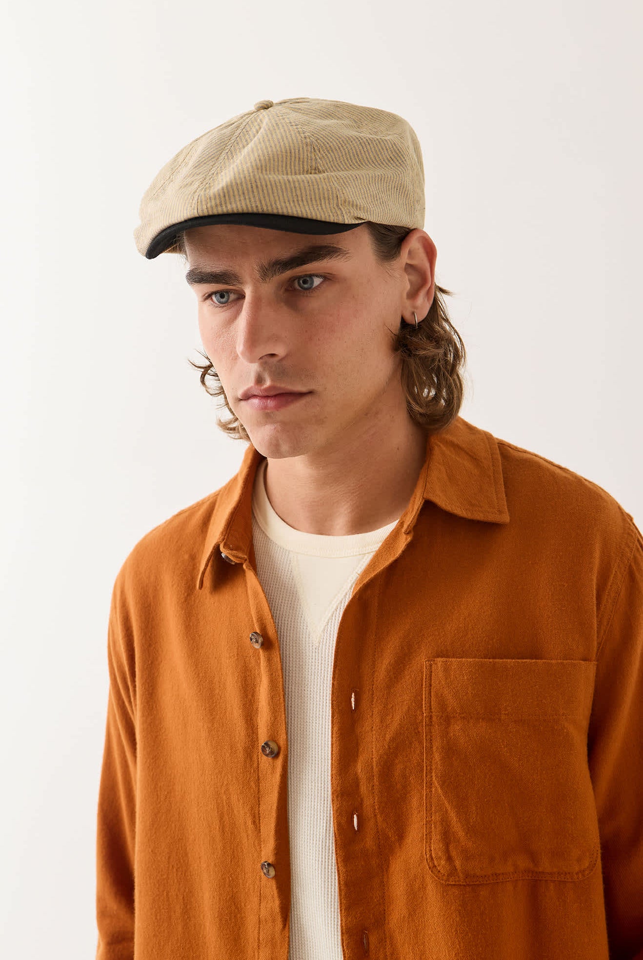 Men's Hasting Lightweight Flannel in the color Caramel - Additional Fit image