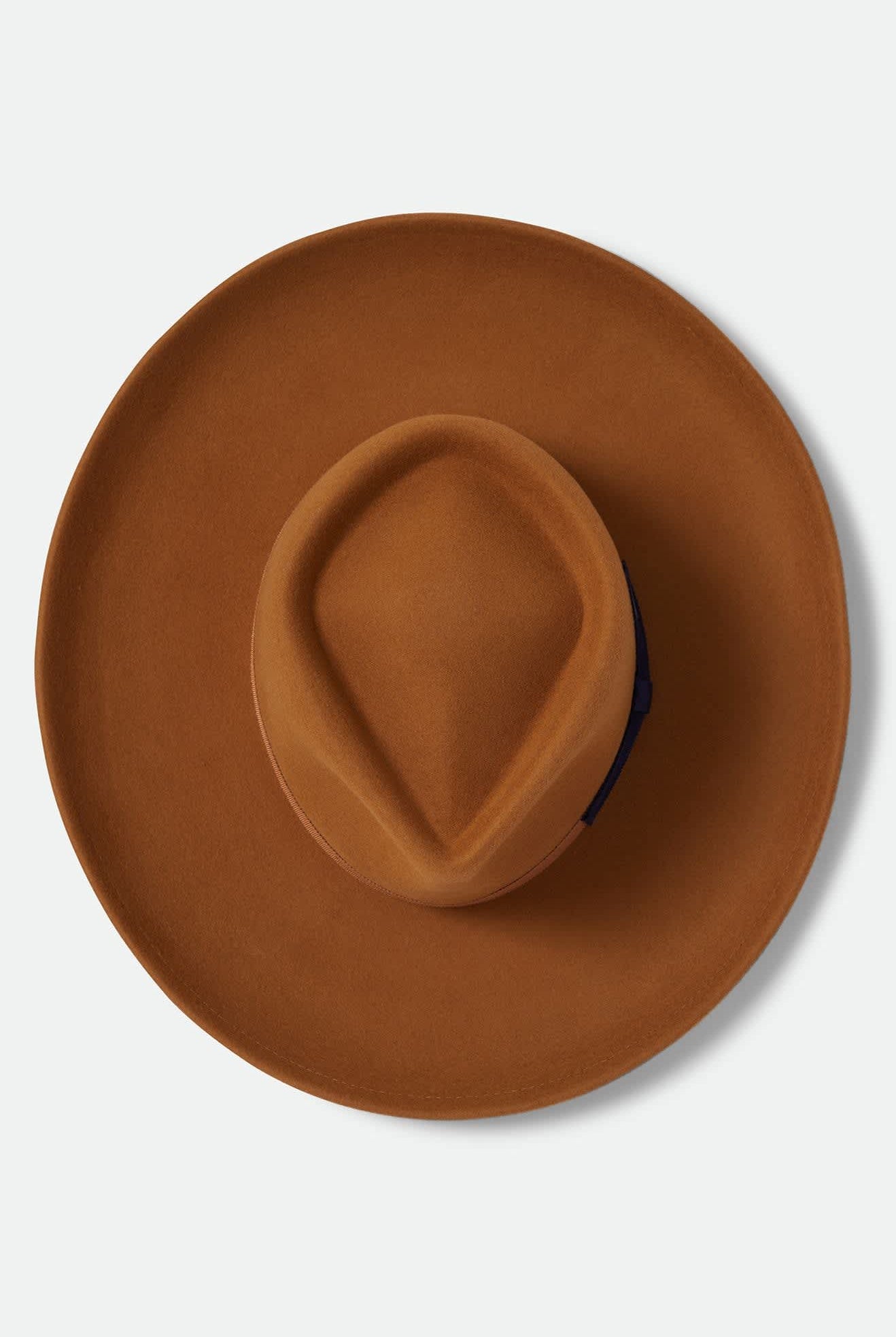 Women's Monet Fedora in the color Washed Copper - Additional Laydown image