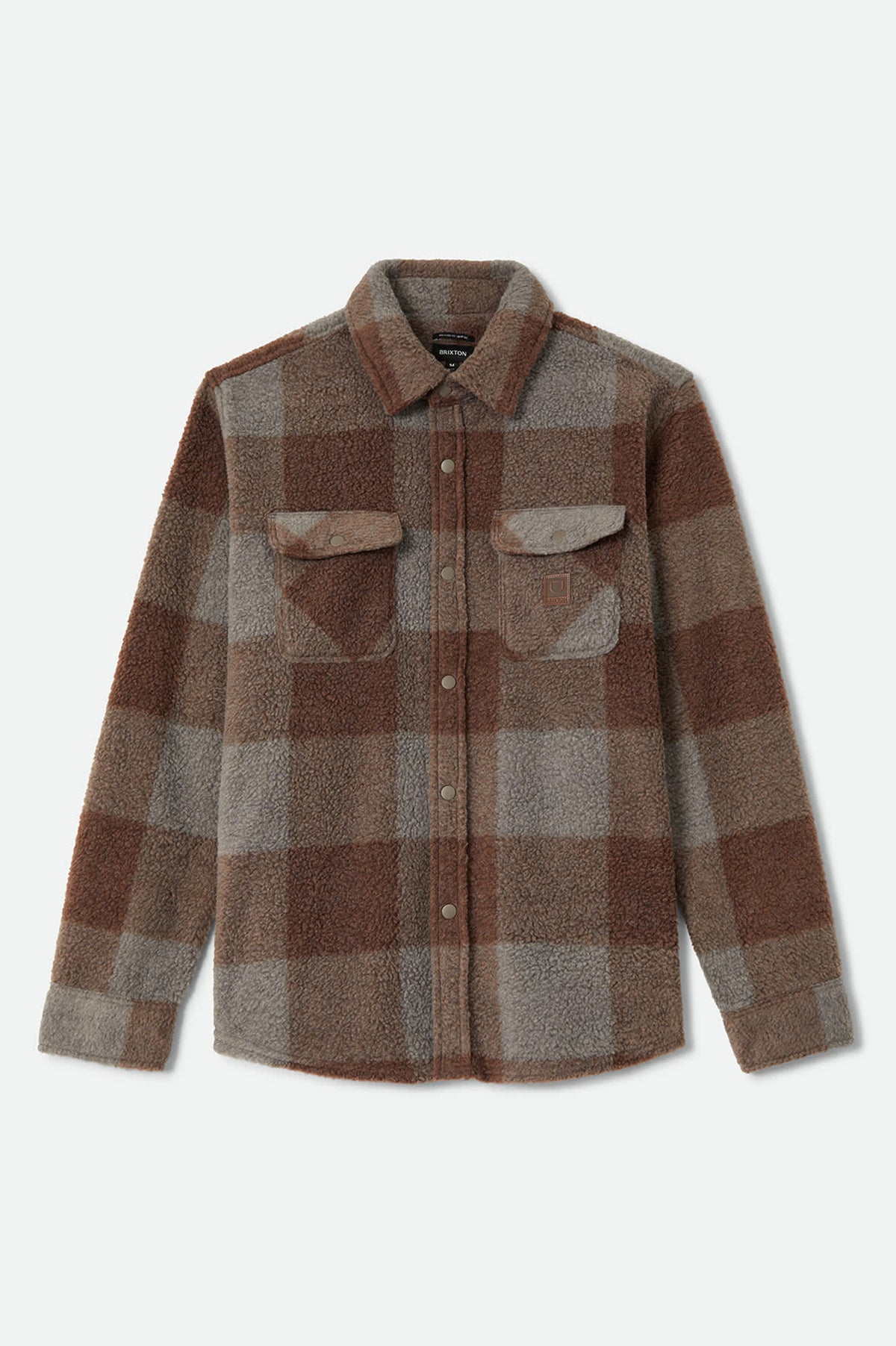 Men's Bowery Arctic Stretch Fleece in the color Pine Brown/Taupe - Front Product View
