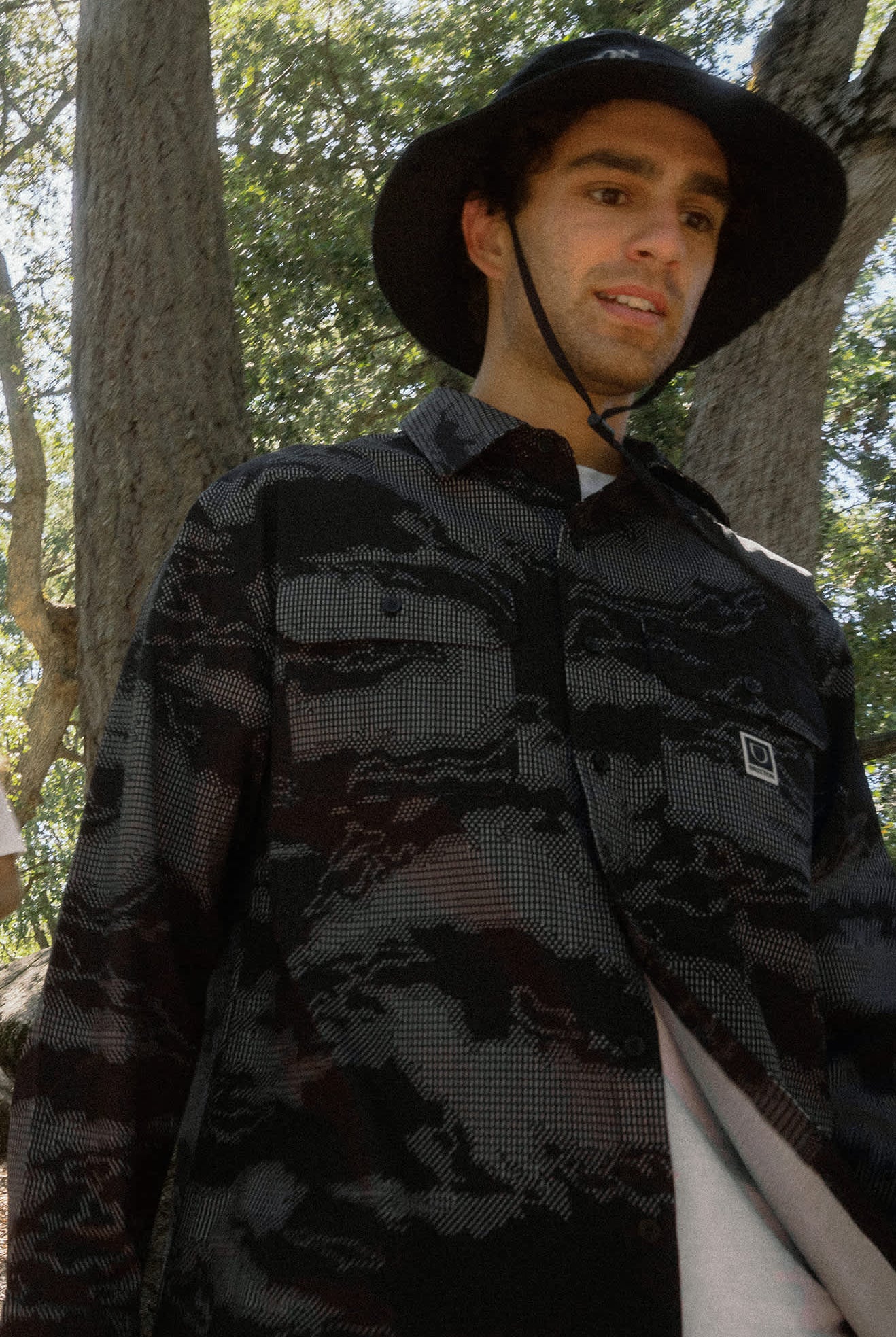 Men's Journey Lightweight Shirt in the color Black Camo - Men's Lifestyle image